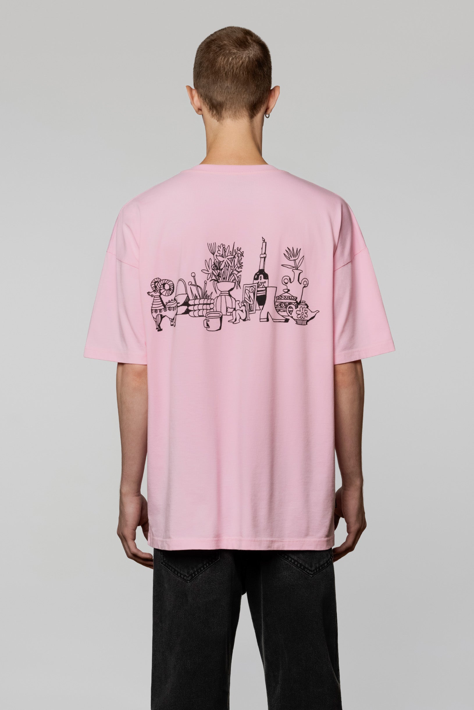 Syndicate x Derega Art Weapon T-shirt Pink