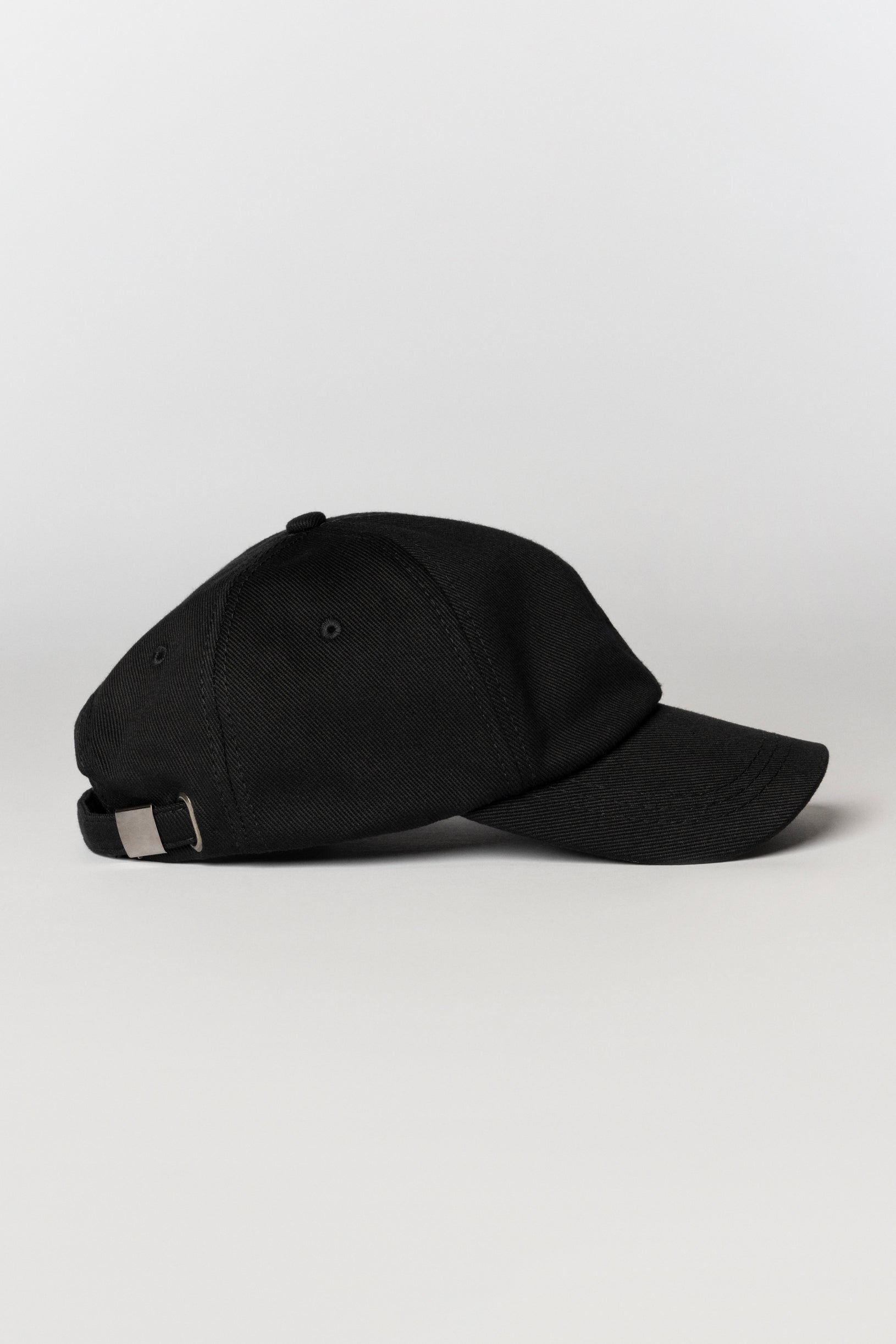 Blank 6-panel cap black