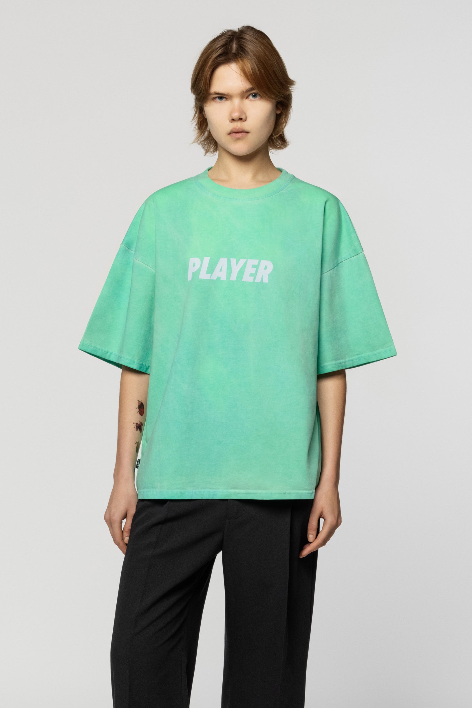 Player Heat Reactive Oversized T-shirt Green