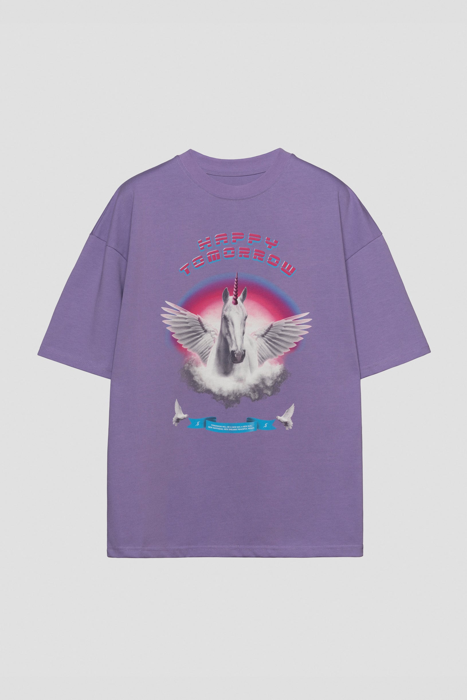 Happy Tomorrow T-shirt Lilac