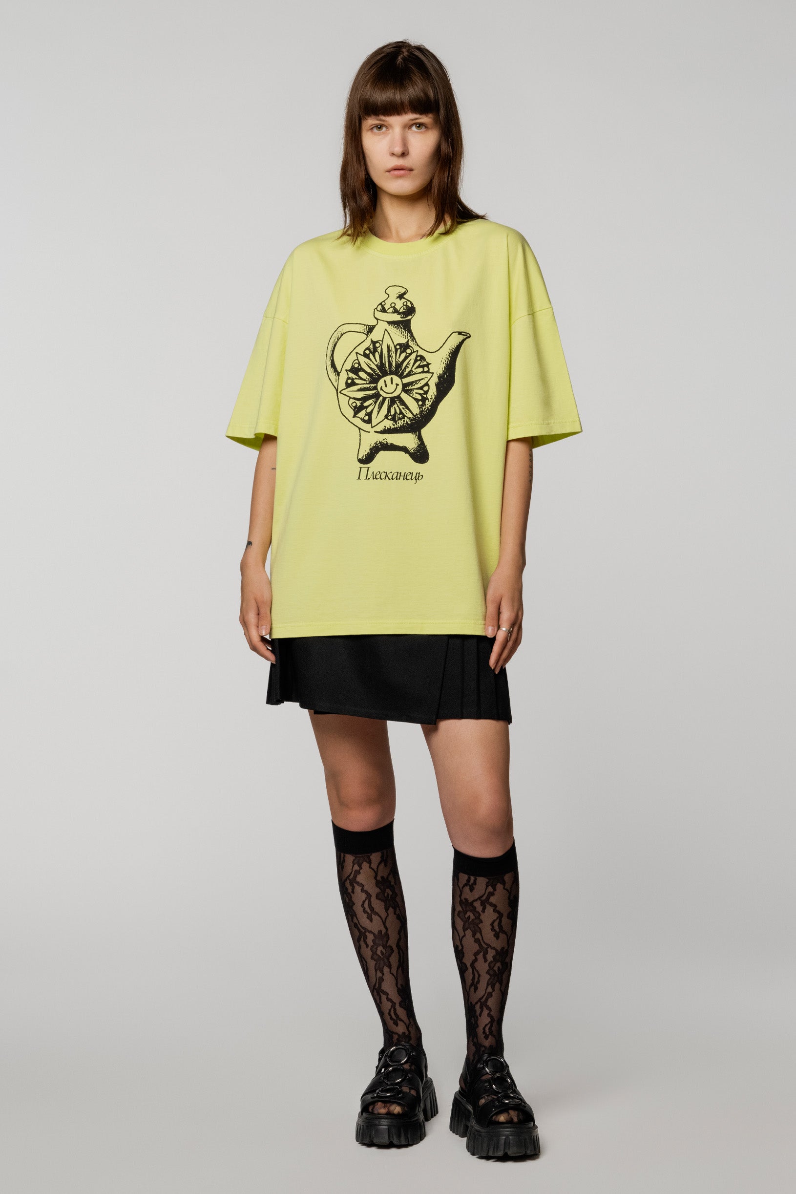 Syndicate x Derega  Pleskanets T-Shirt Light Green