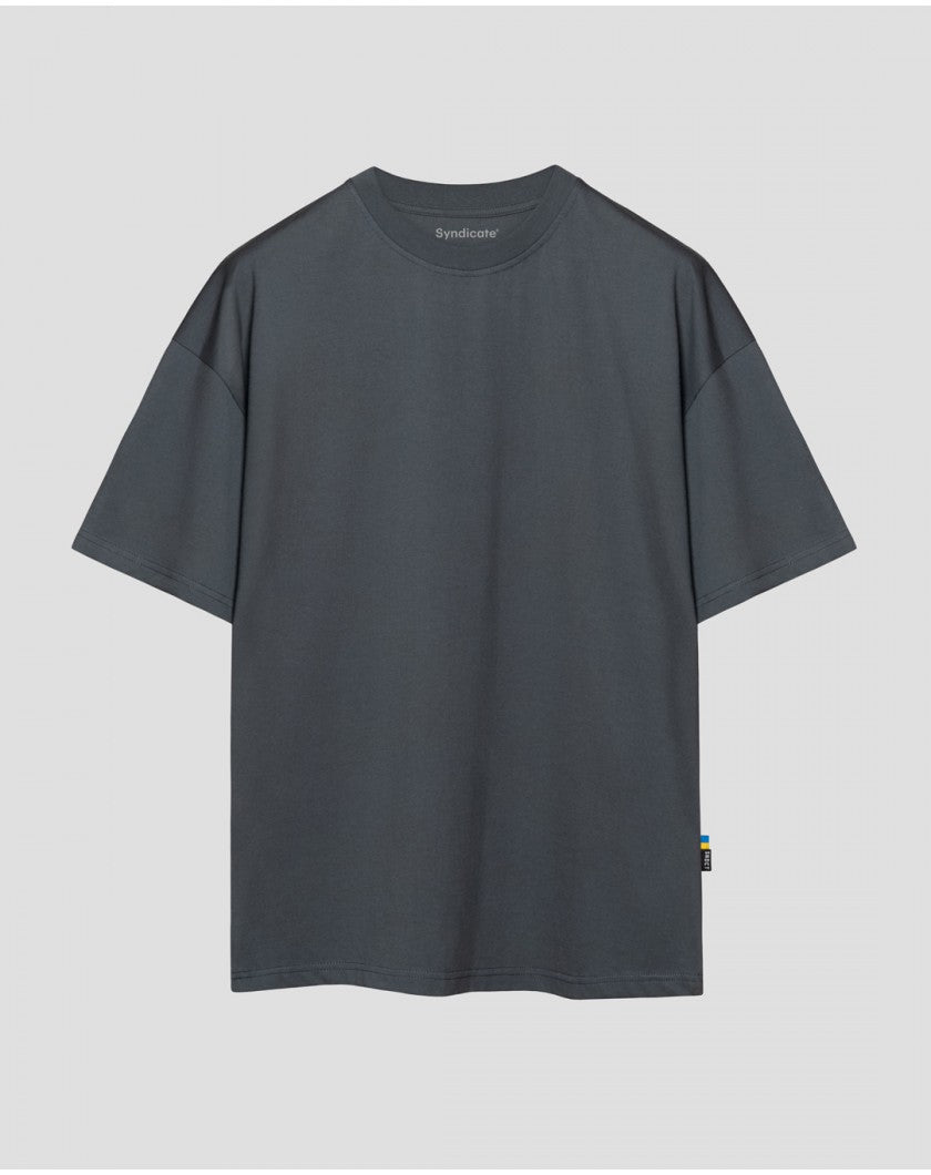 Blank Oversize t-shirt Graphite