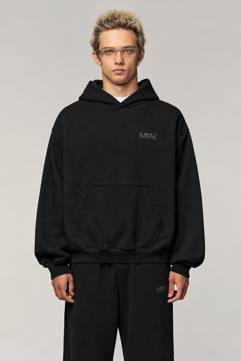 Trainer Lightweight Hoodie Black