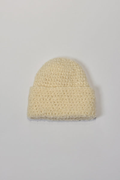 帽子 herlipto boucle knit cap ecru Her lip to（ハーリップトゥー）の「HLT Boucle Knit Cap（ニット