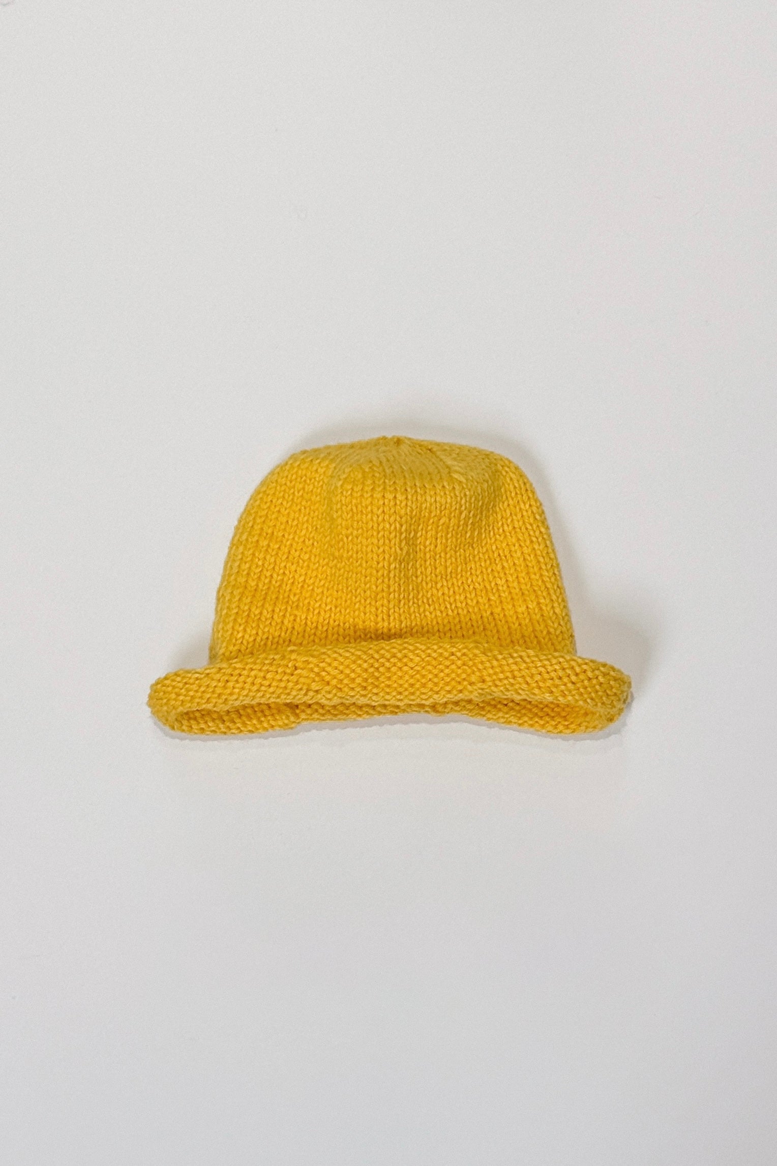 Вовняна Шапка Ручної В'язки Жовта
