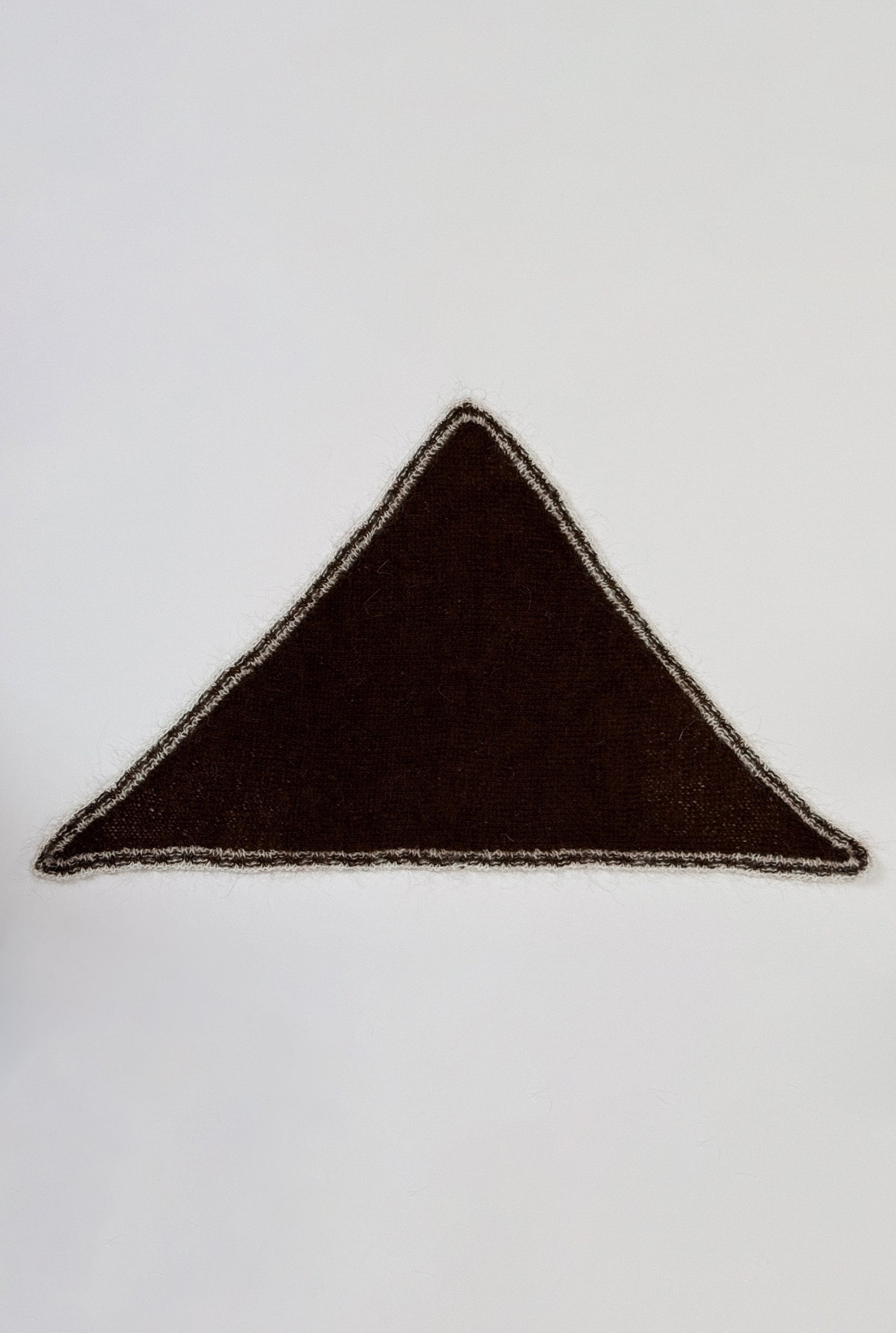 Мохерова Косинка Ручної В'язки Коричнева