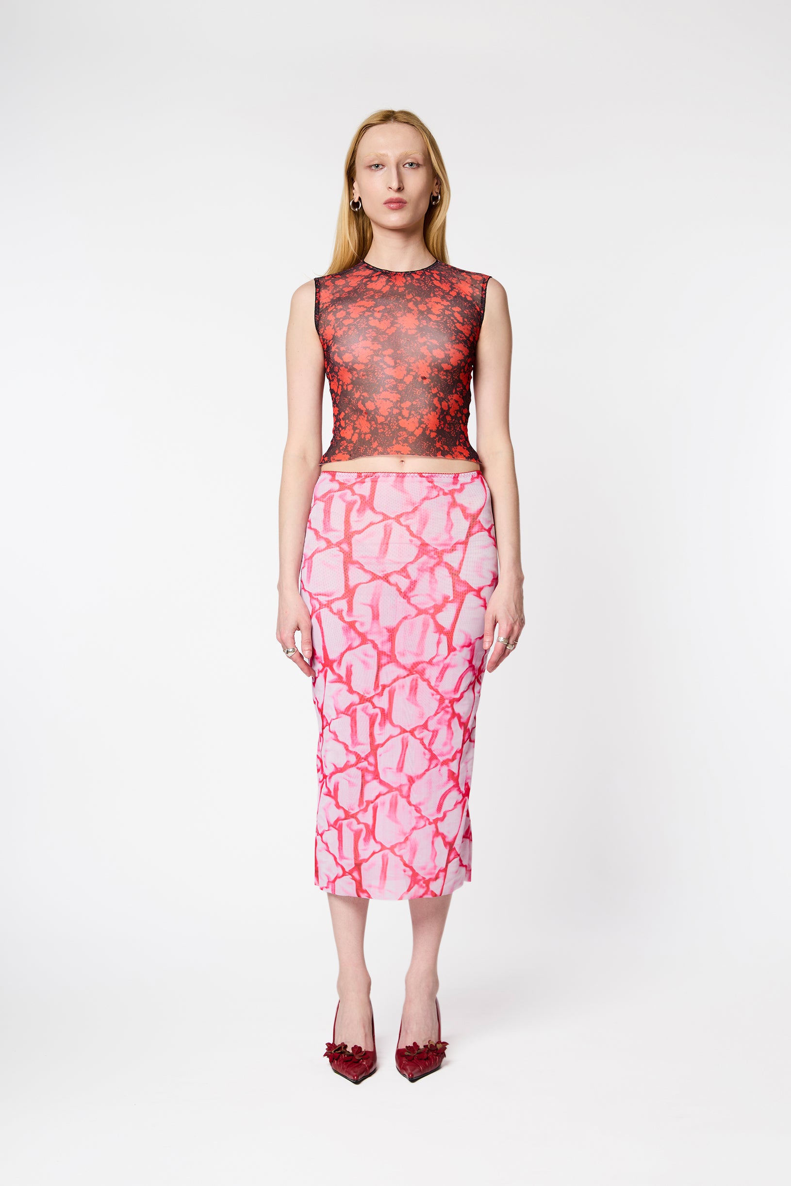 SNDCT x Masha Reva Топ Flowers