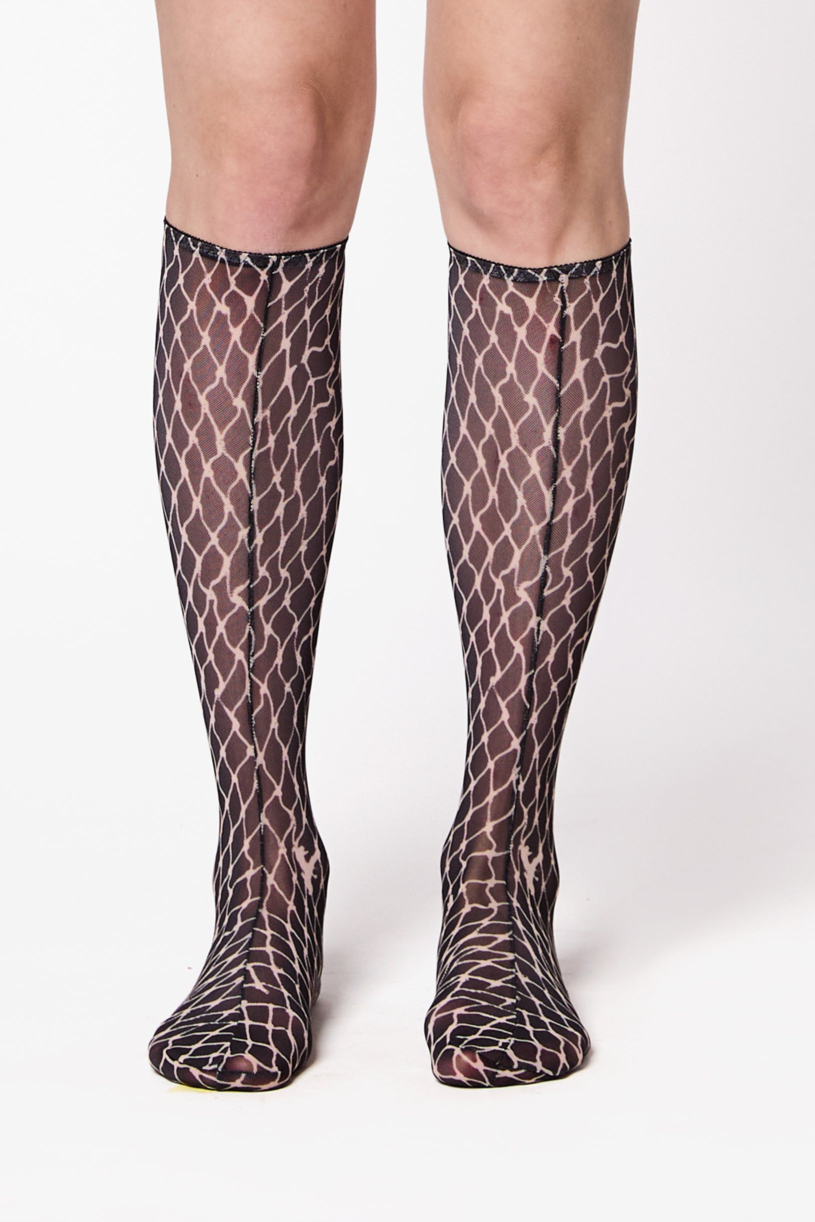 SNDCT x Masha Reva Knee Socks Lace Black