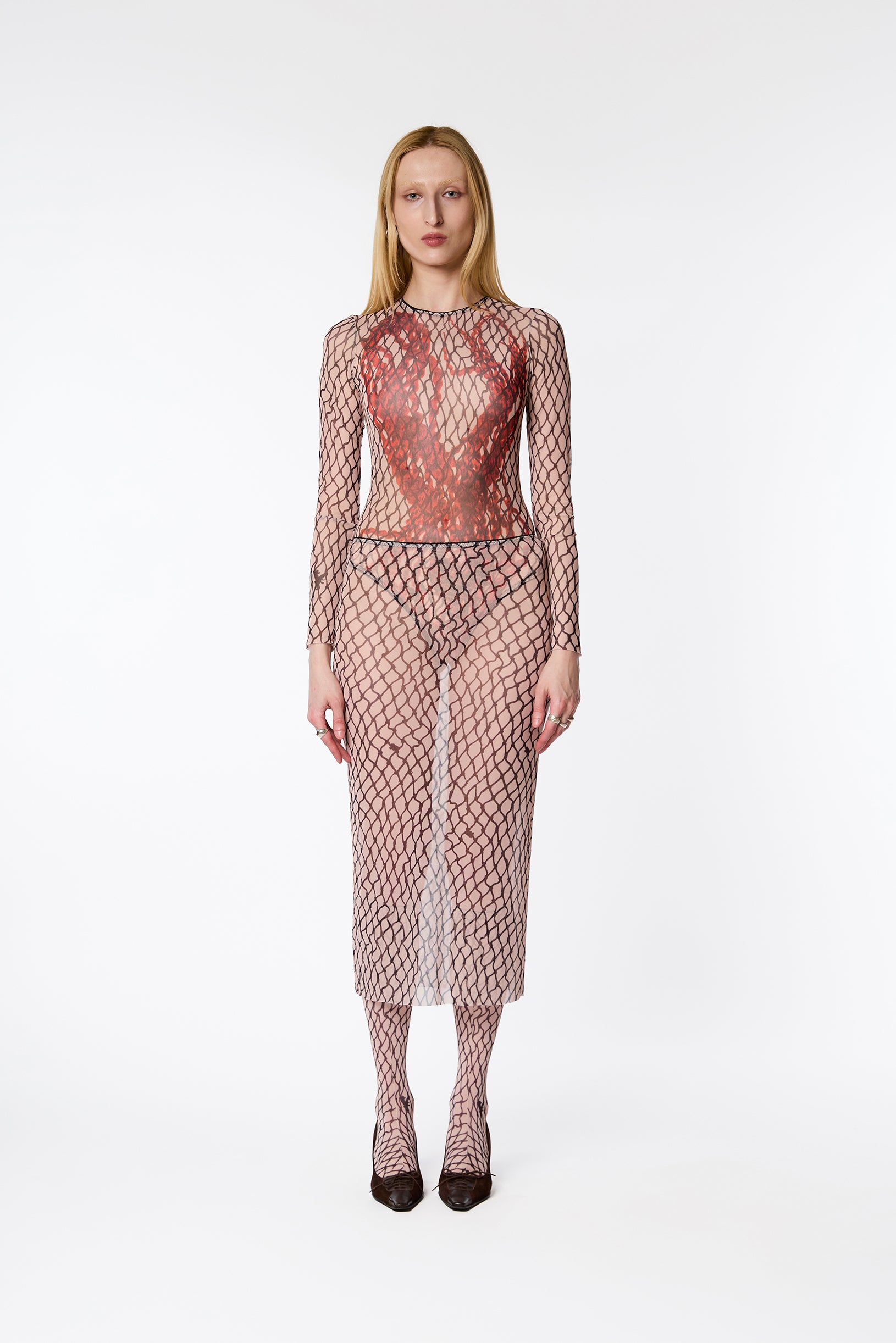 SNDCT x Masha Reva Skirt Net