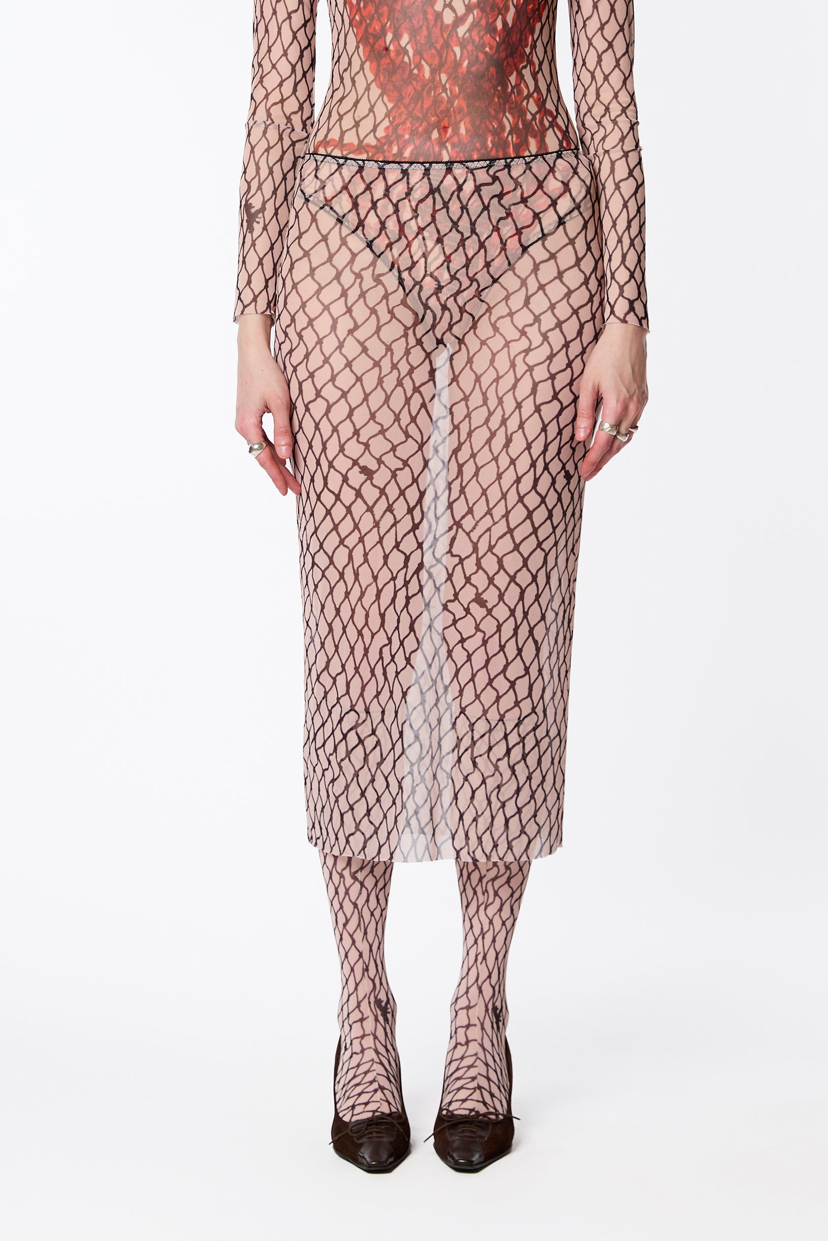 SNDCT x Masha Reva Спідниця Net