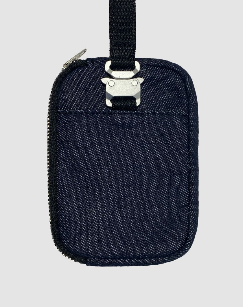 Компактний гаманець із синього selvedge деніму