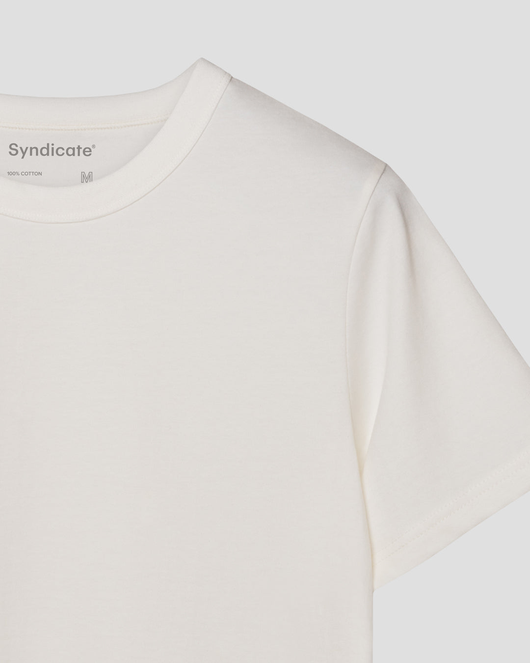 Basic milk-colored t-shirt