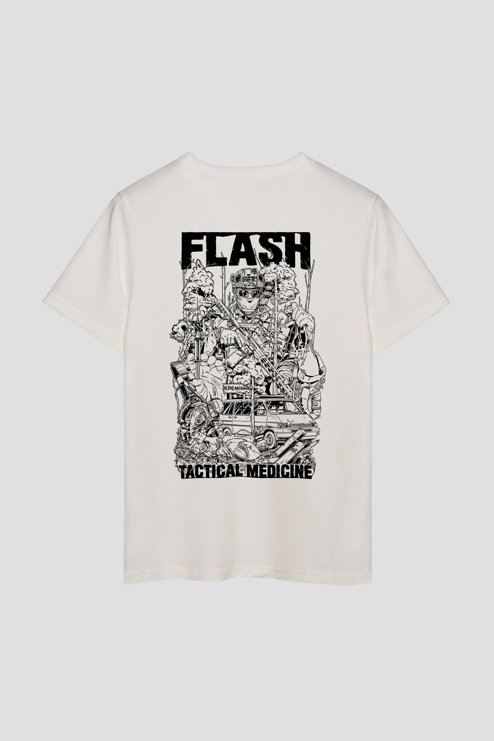 Flash regular t-shirt white