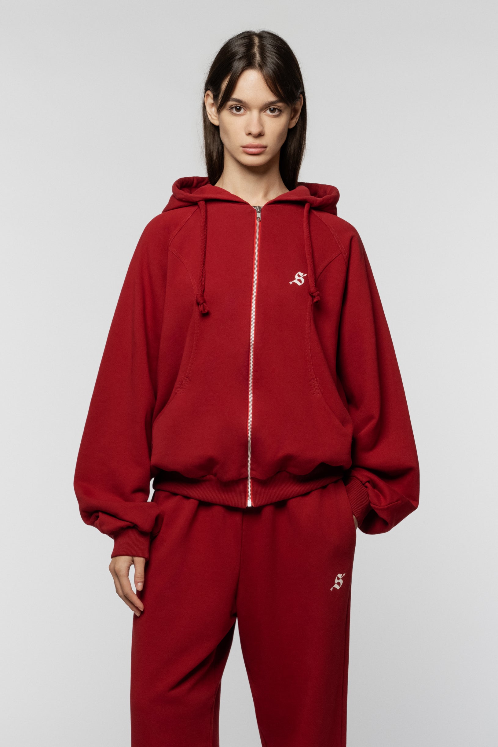 Arrow Hoodie Bordeaux