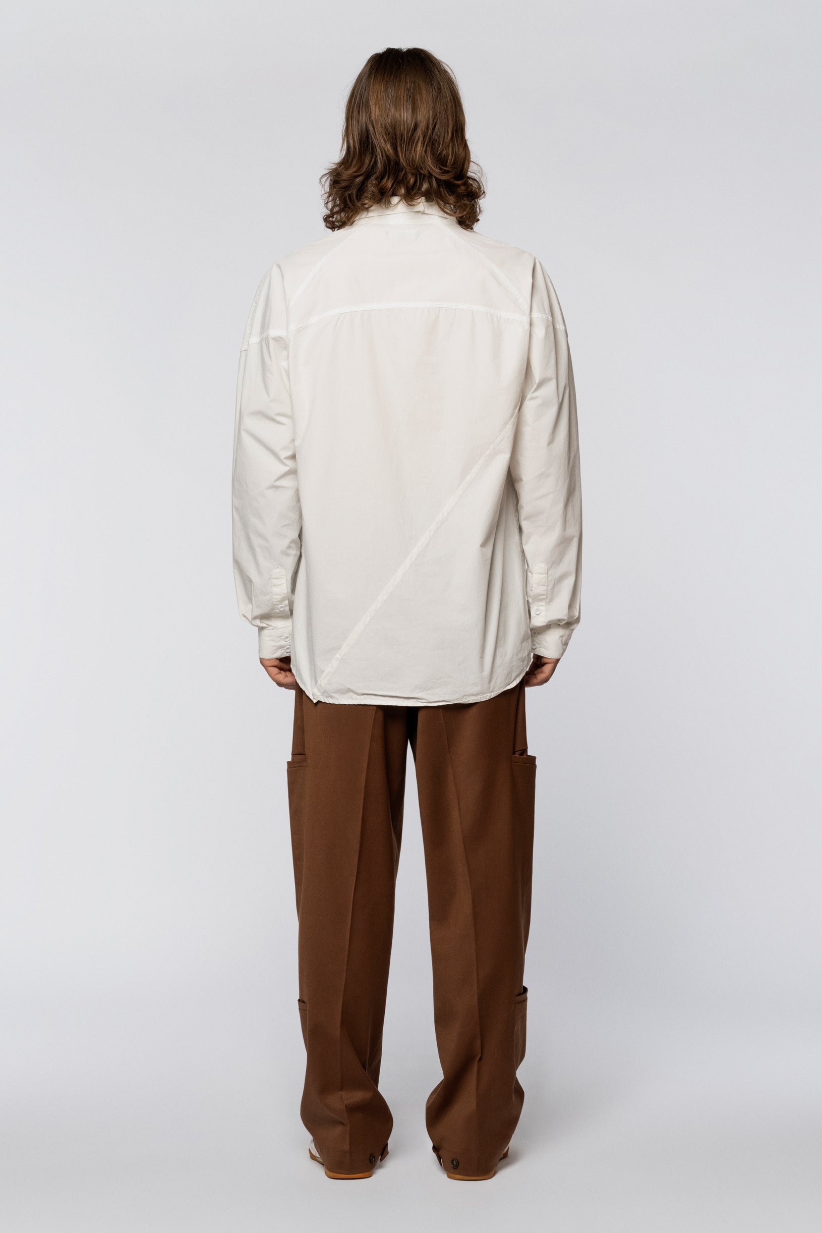 Policeman shirt White washed