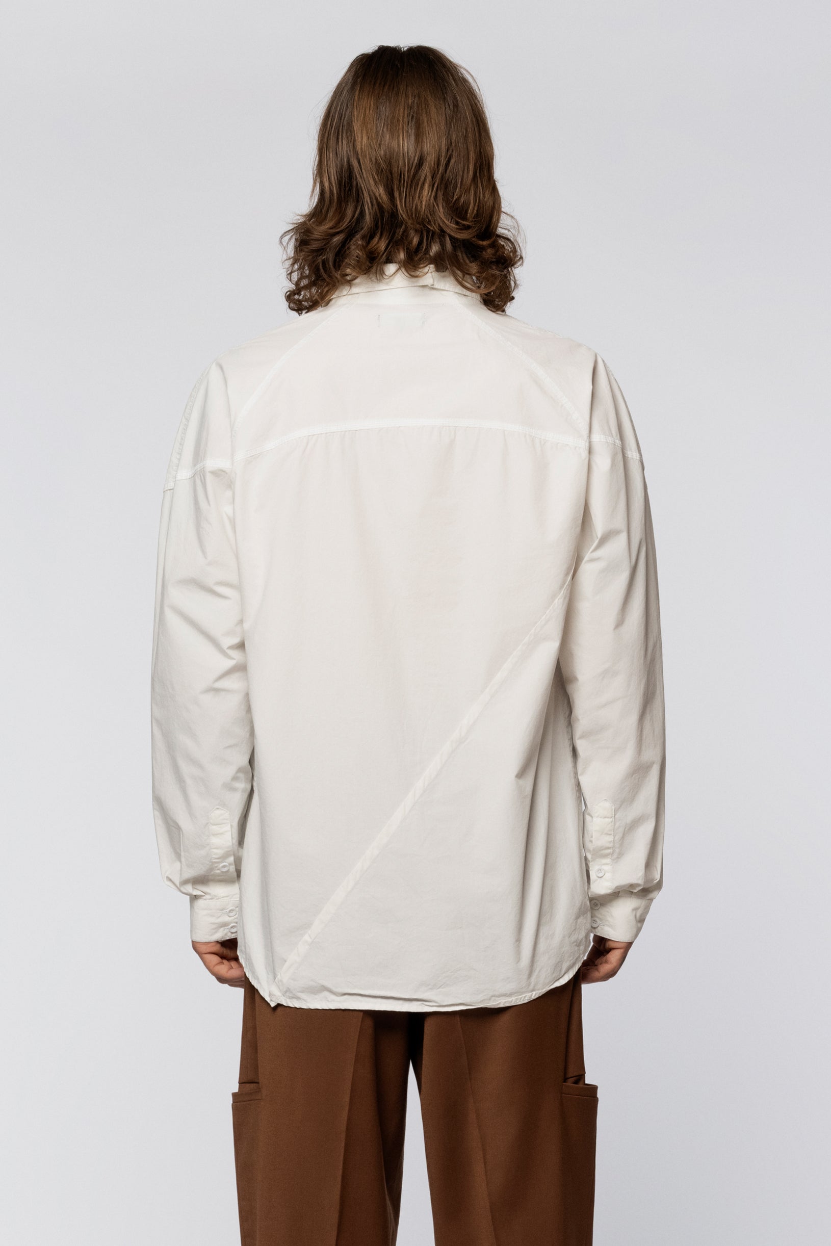 Policeman shirt White washed