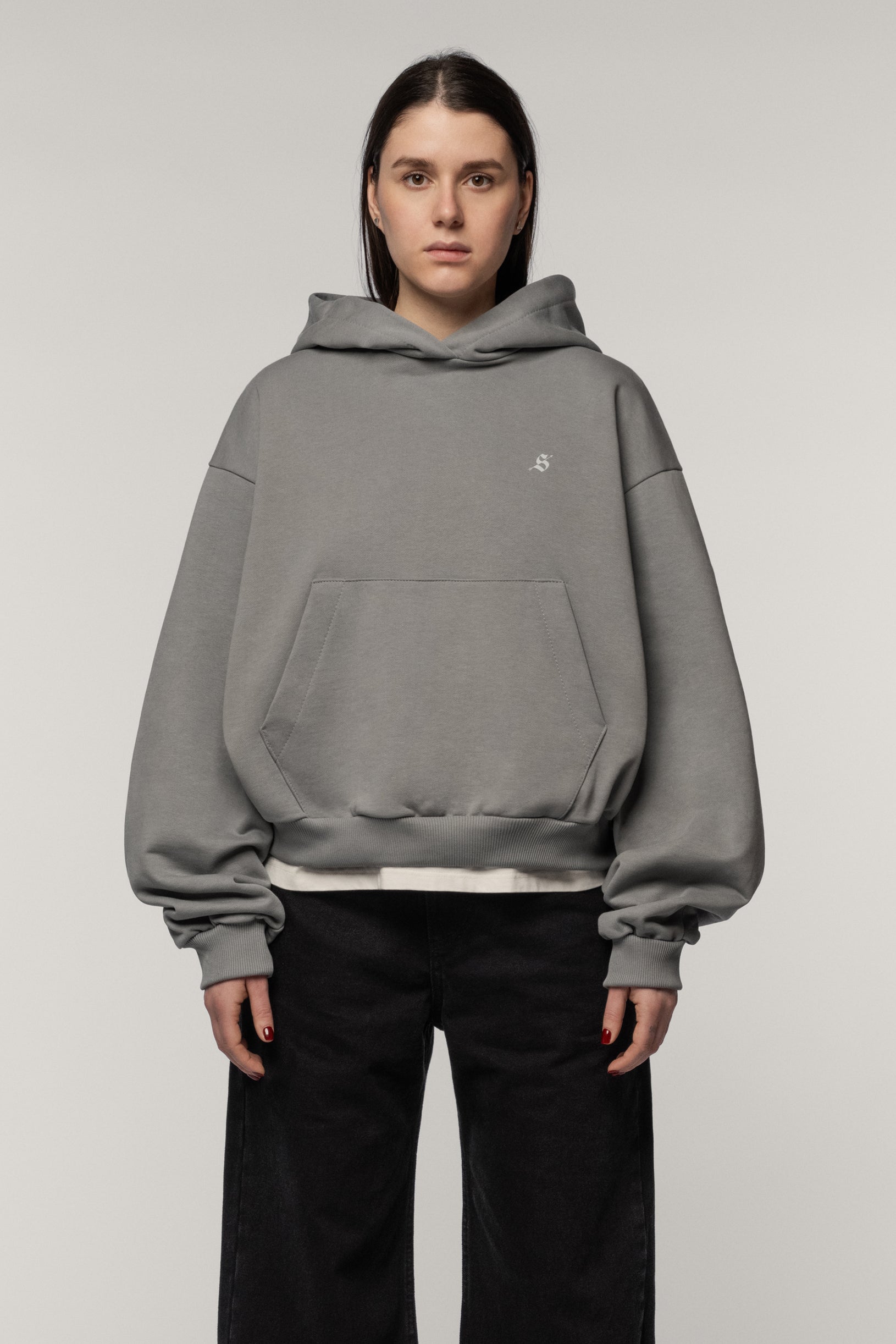 Сірий худі Arrow