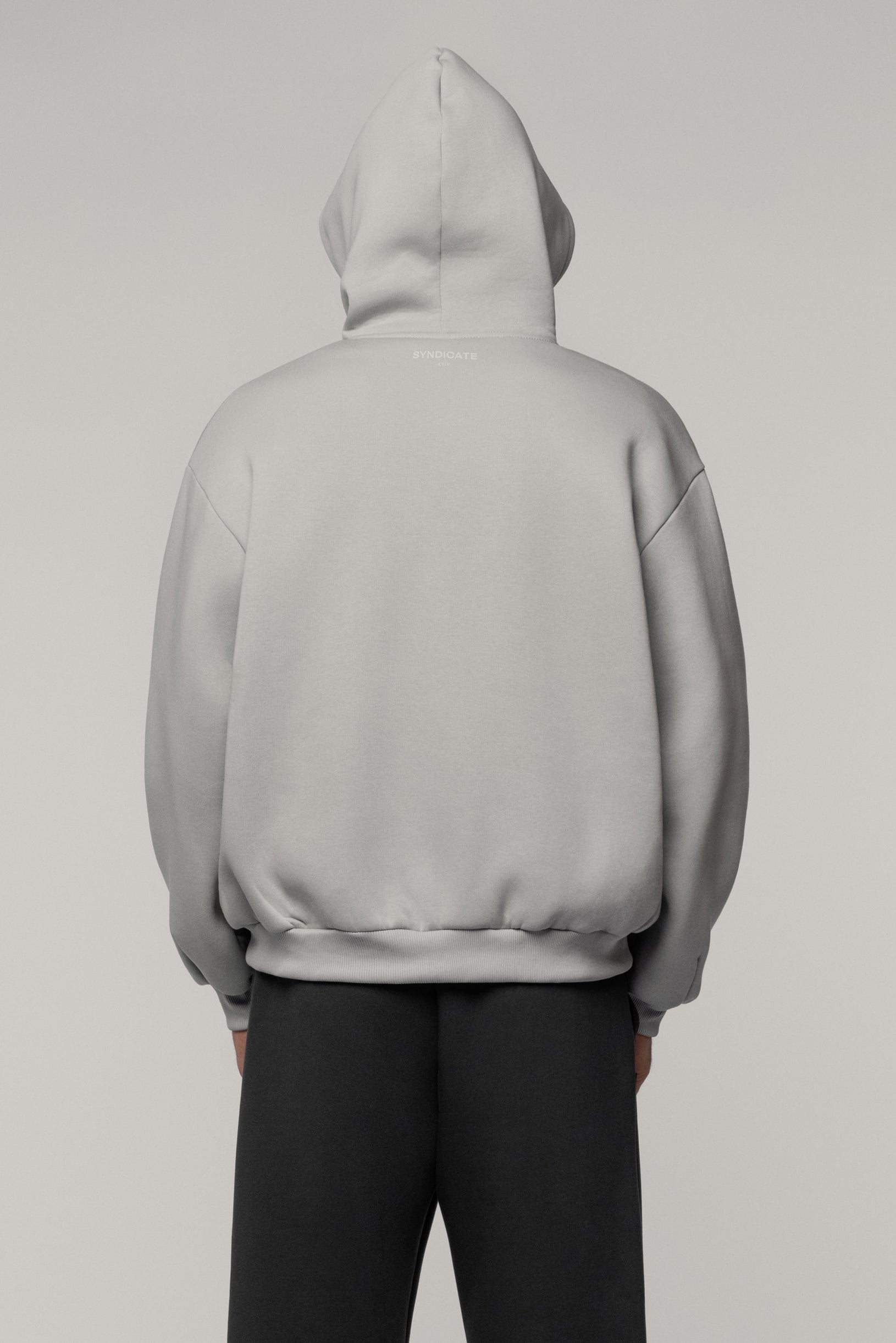 Arrow Logo Hoodie Light Grey