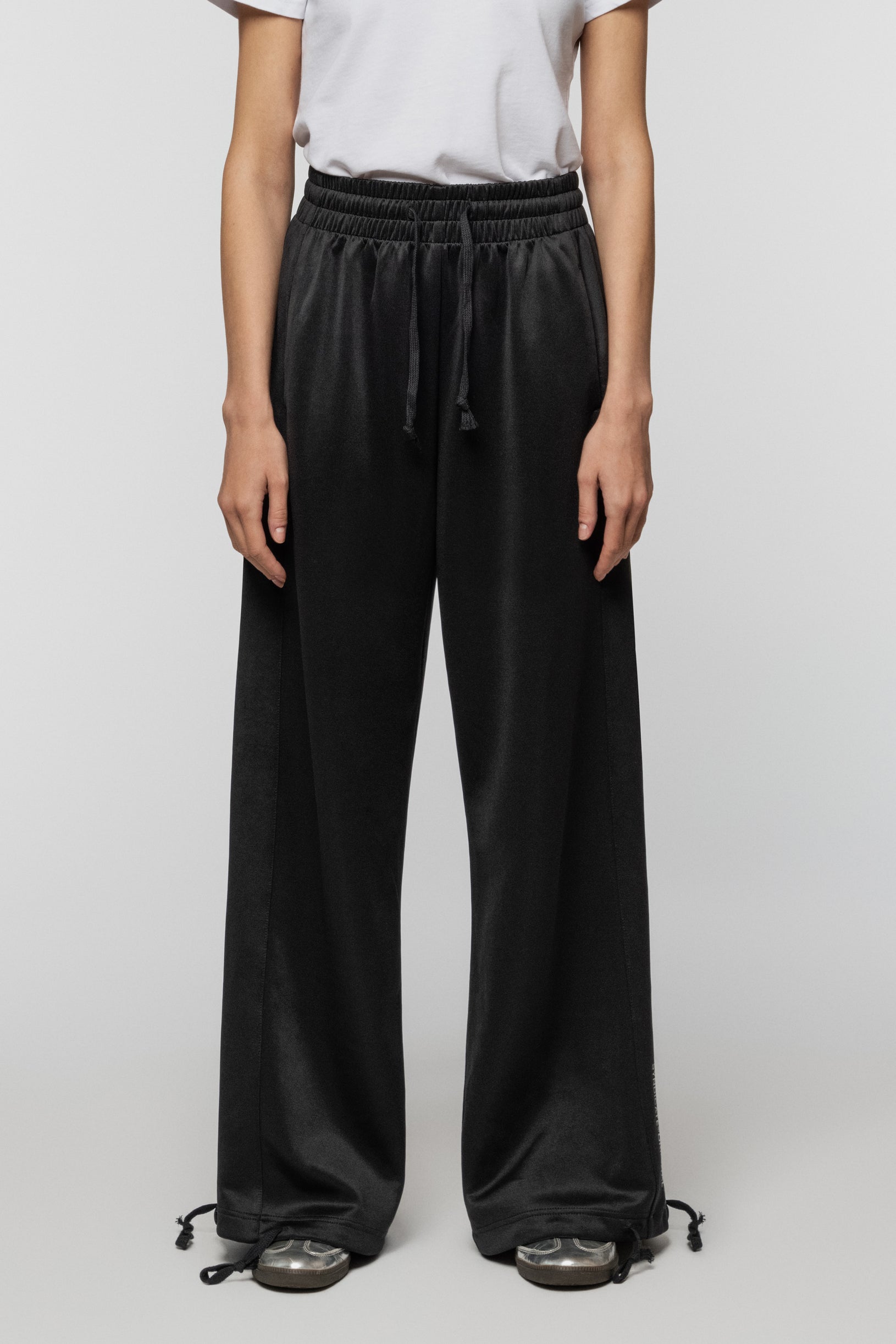 Poly Track Pants Black