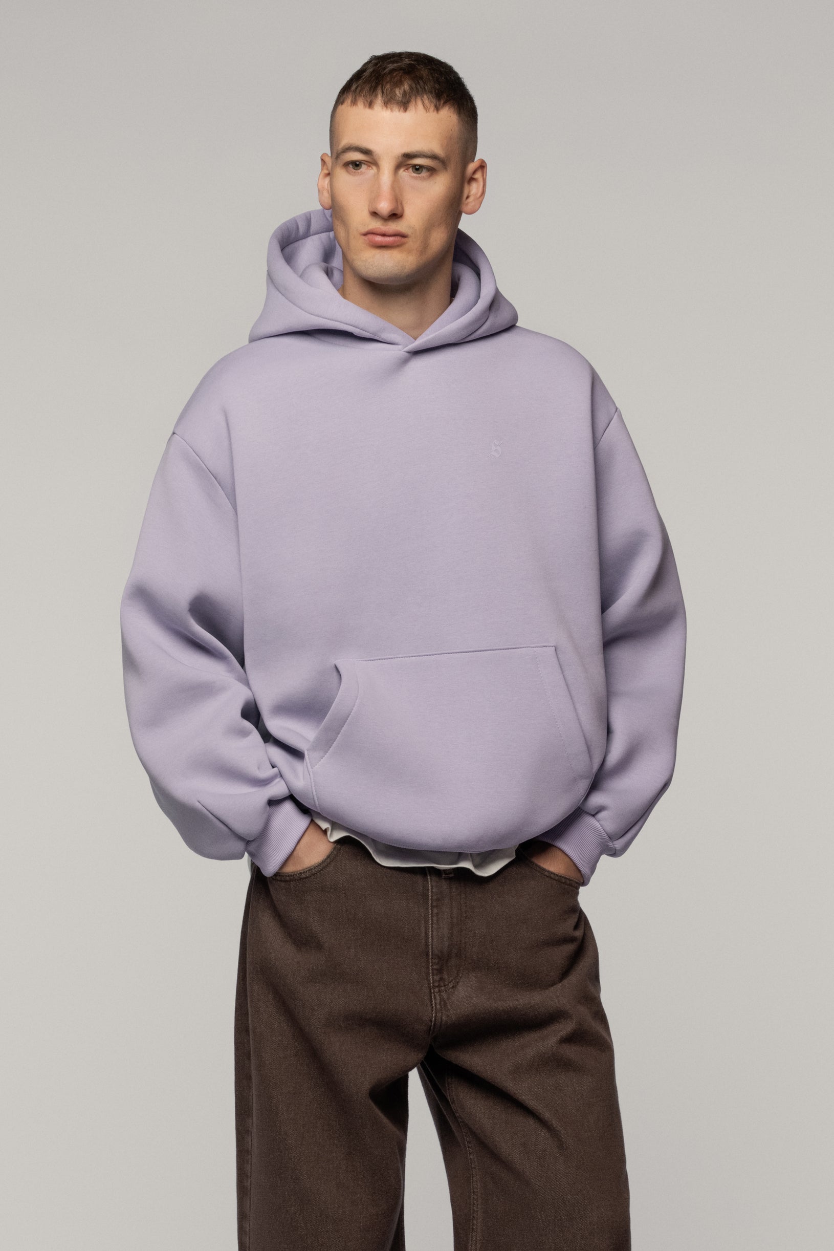 Arrow Logo Hoodie Lilac