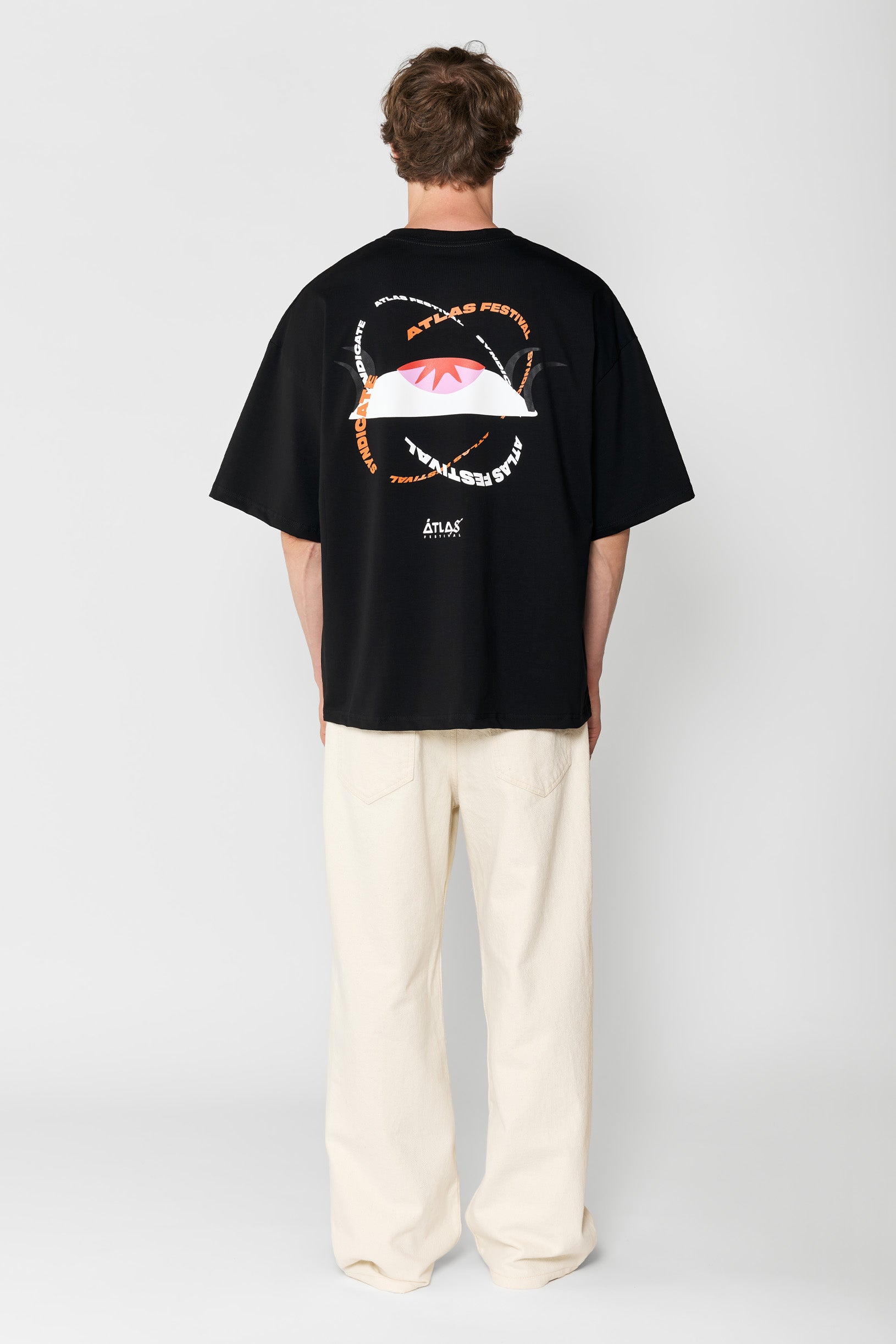 Sndct x Atlas Oversize T-shirt Black