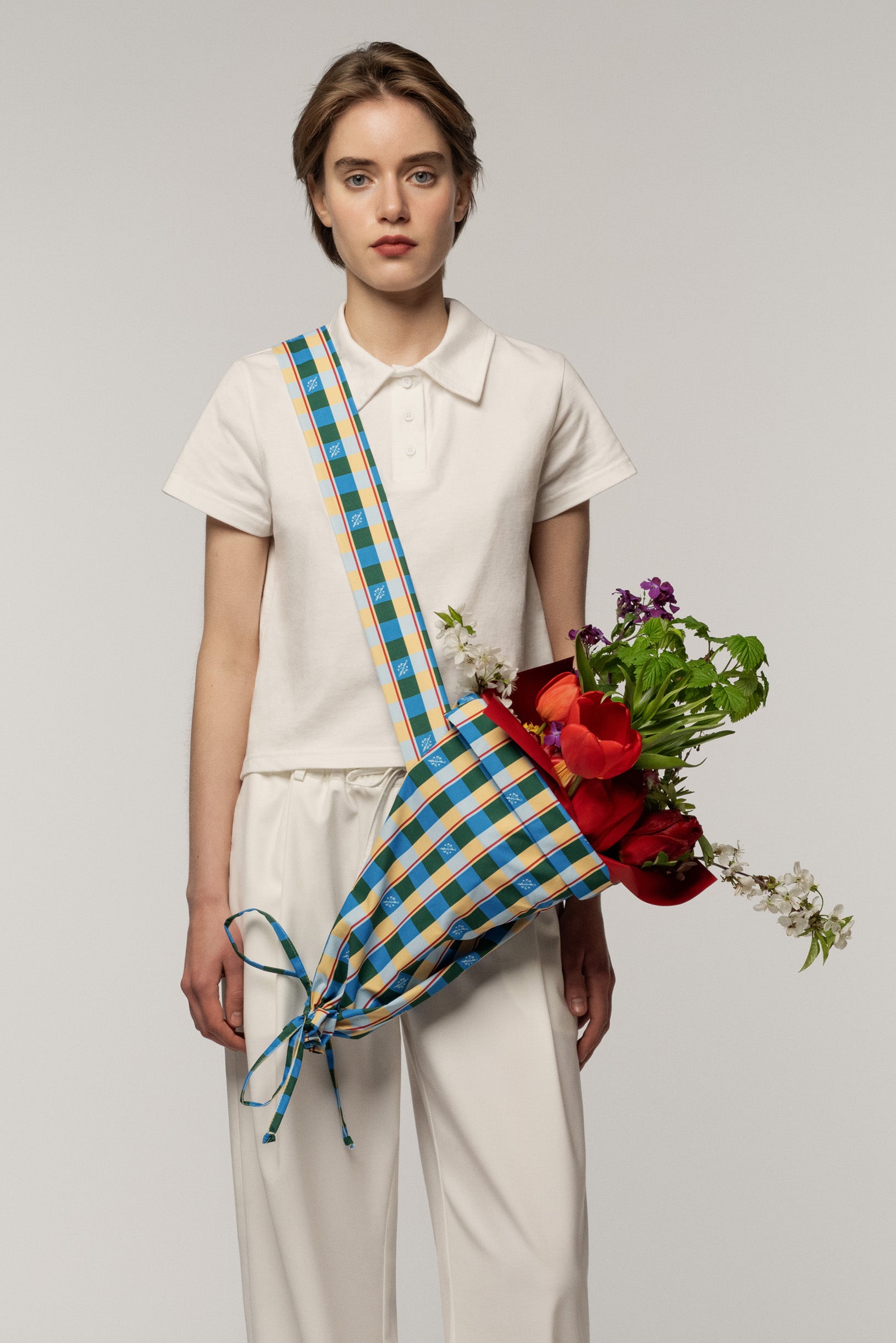 Sndct x Oberemky Chess Flower Bag
