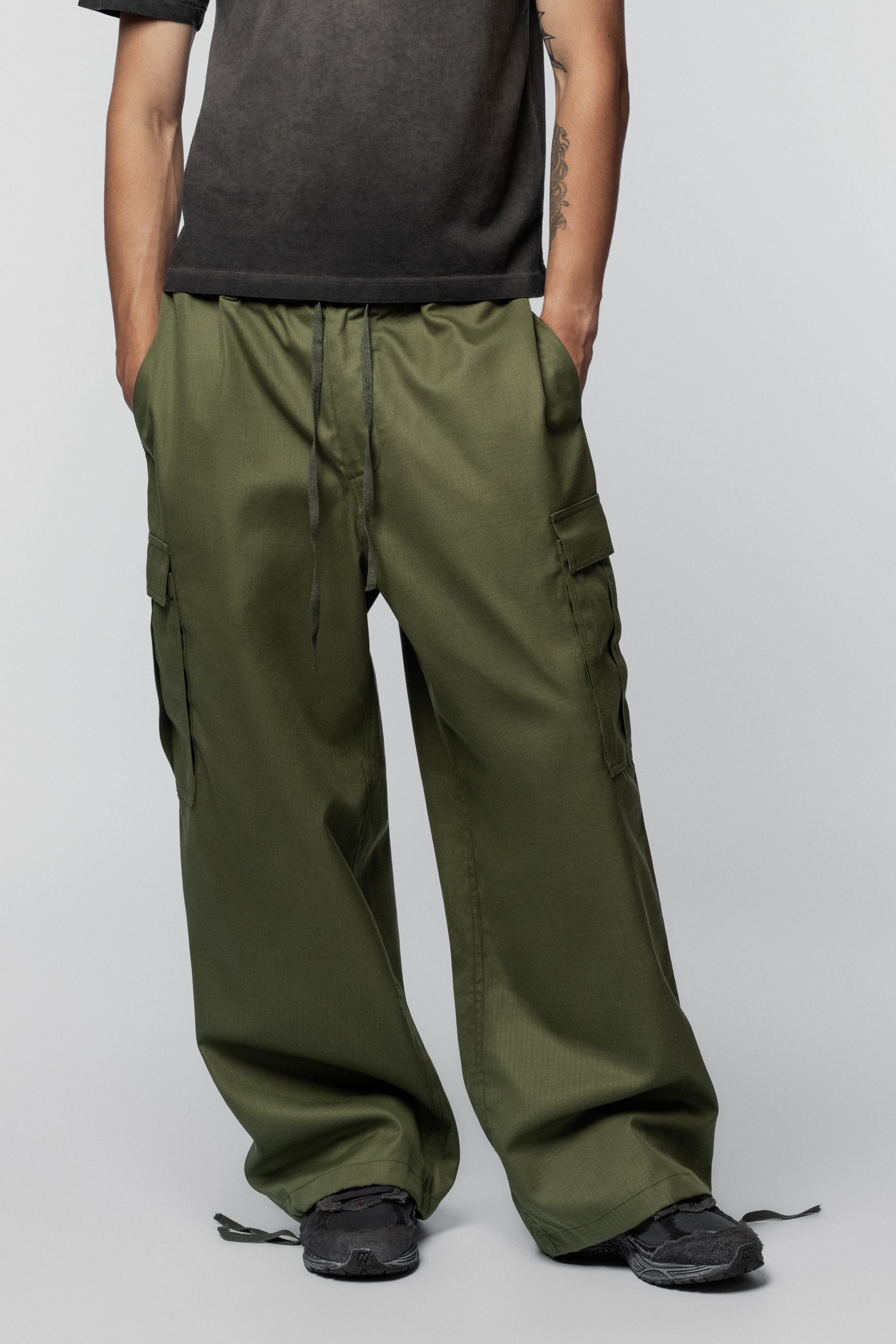 Штани Cargo Хакі