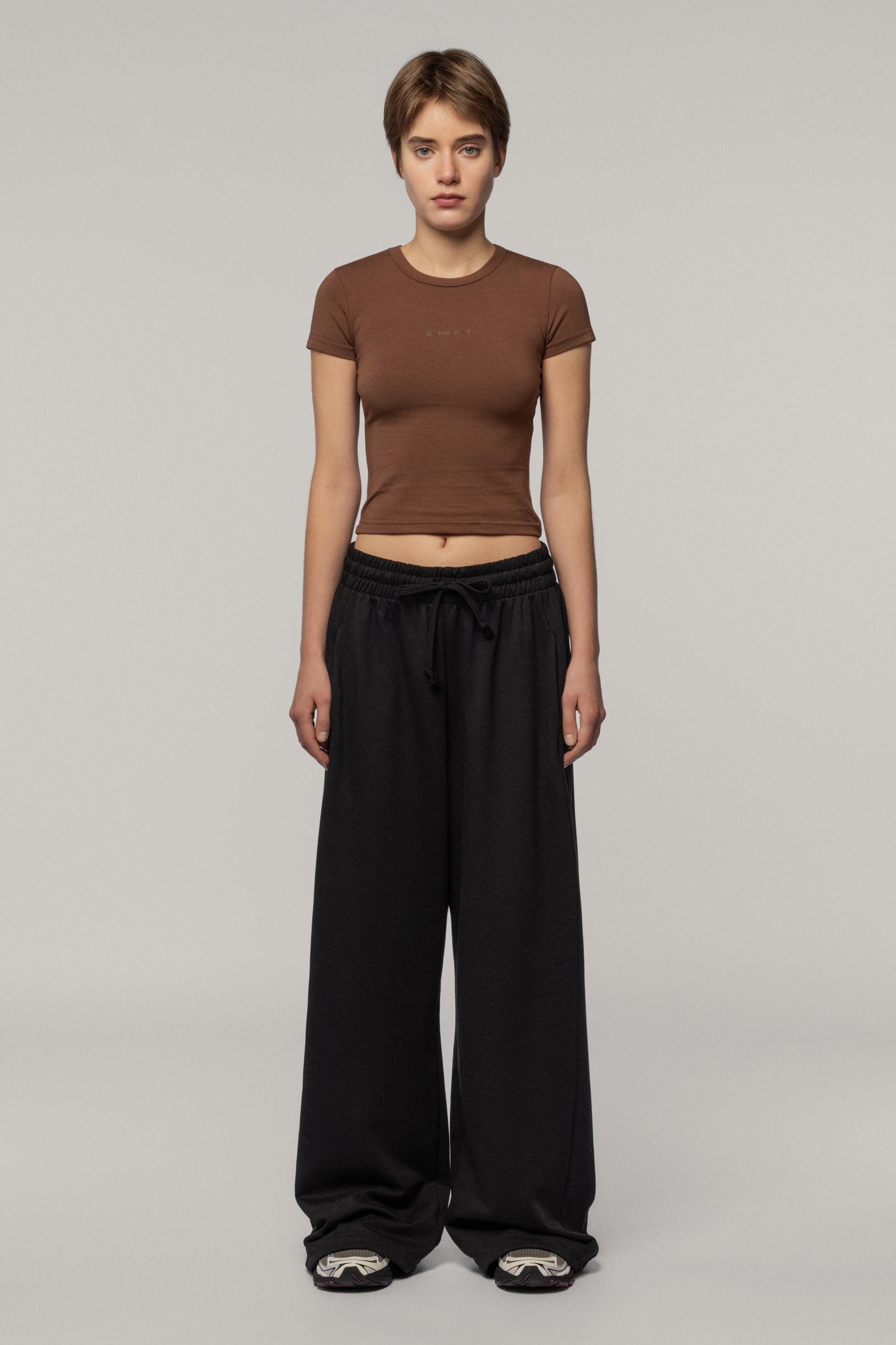 Lightweight Cotton Trousers Black