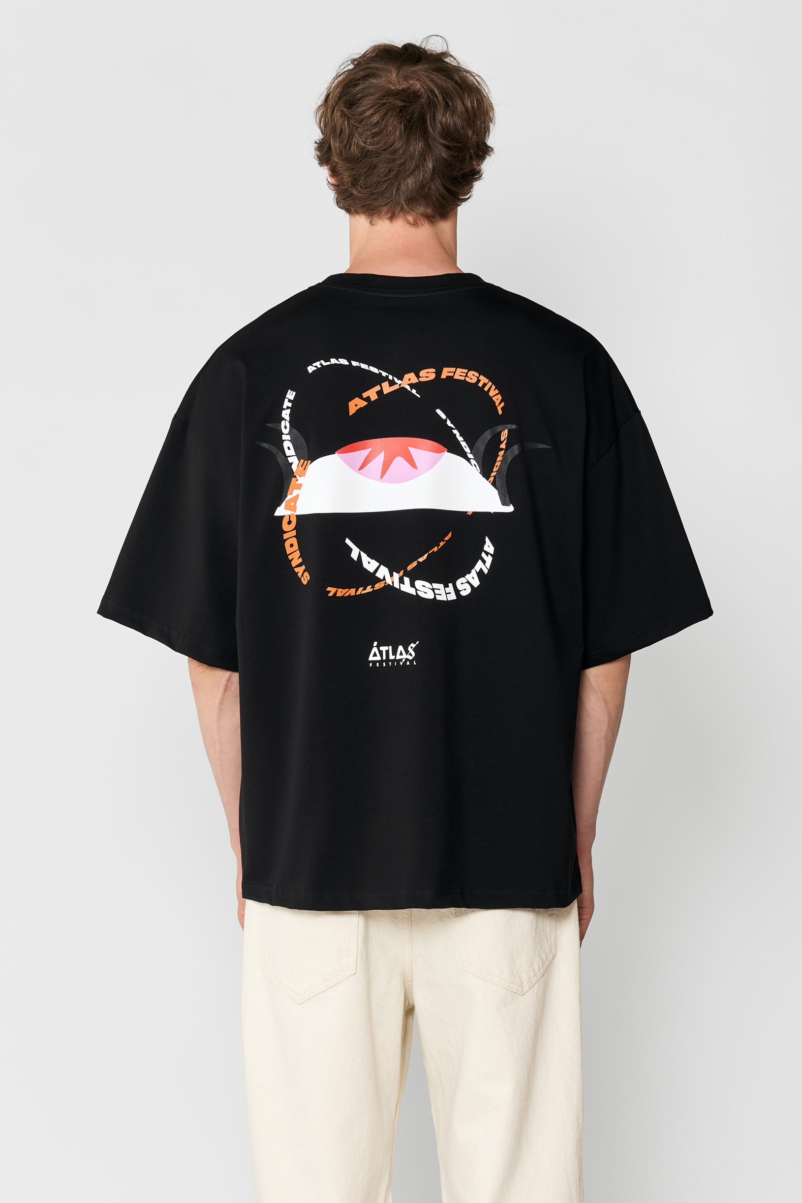 Sndct x Atlas Oversize T-shirt Black