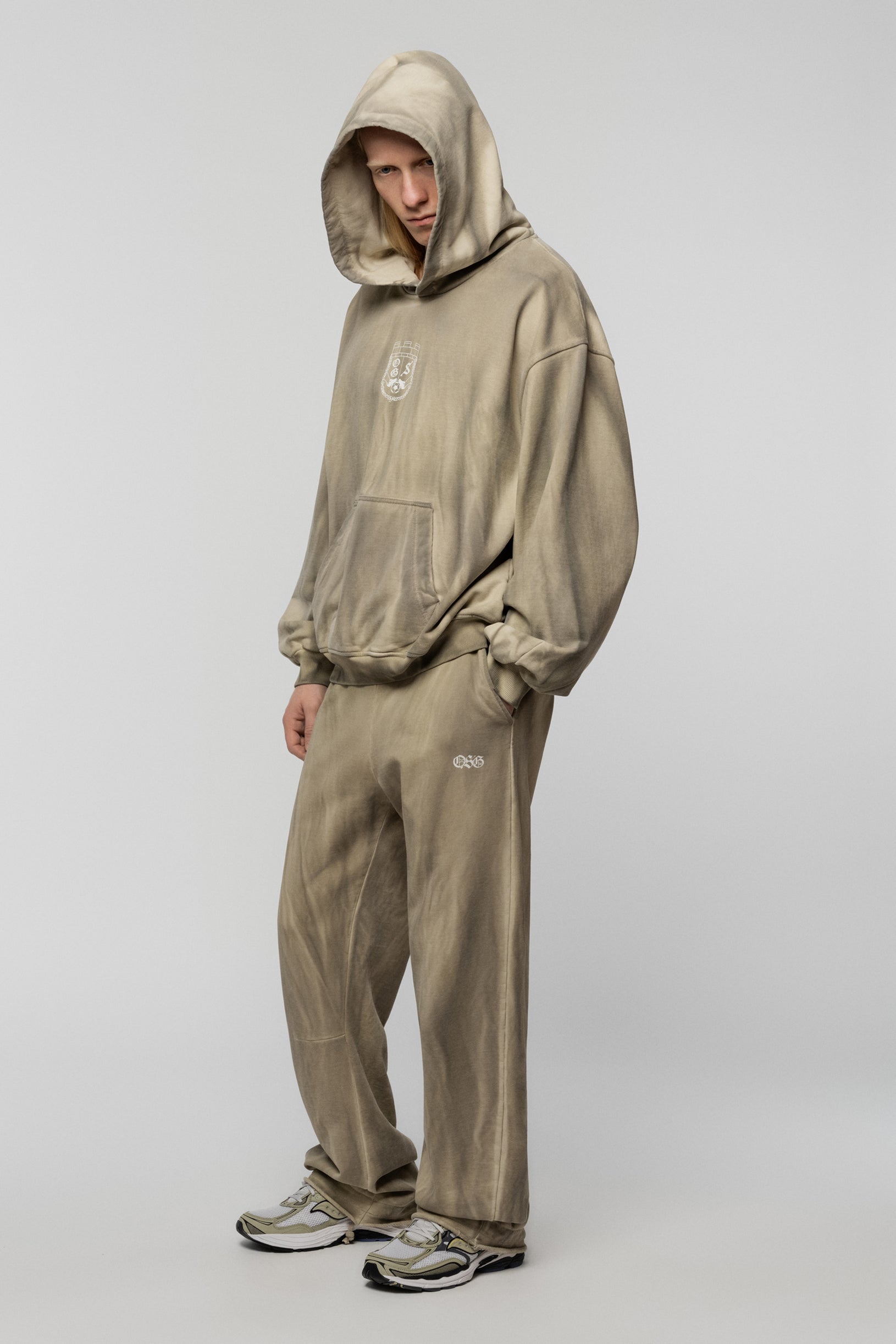 OSG Logo Sweatpants Dirty Beige