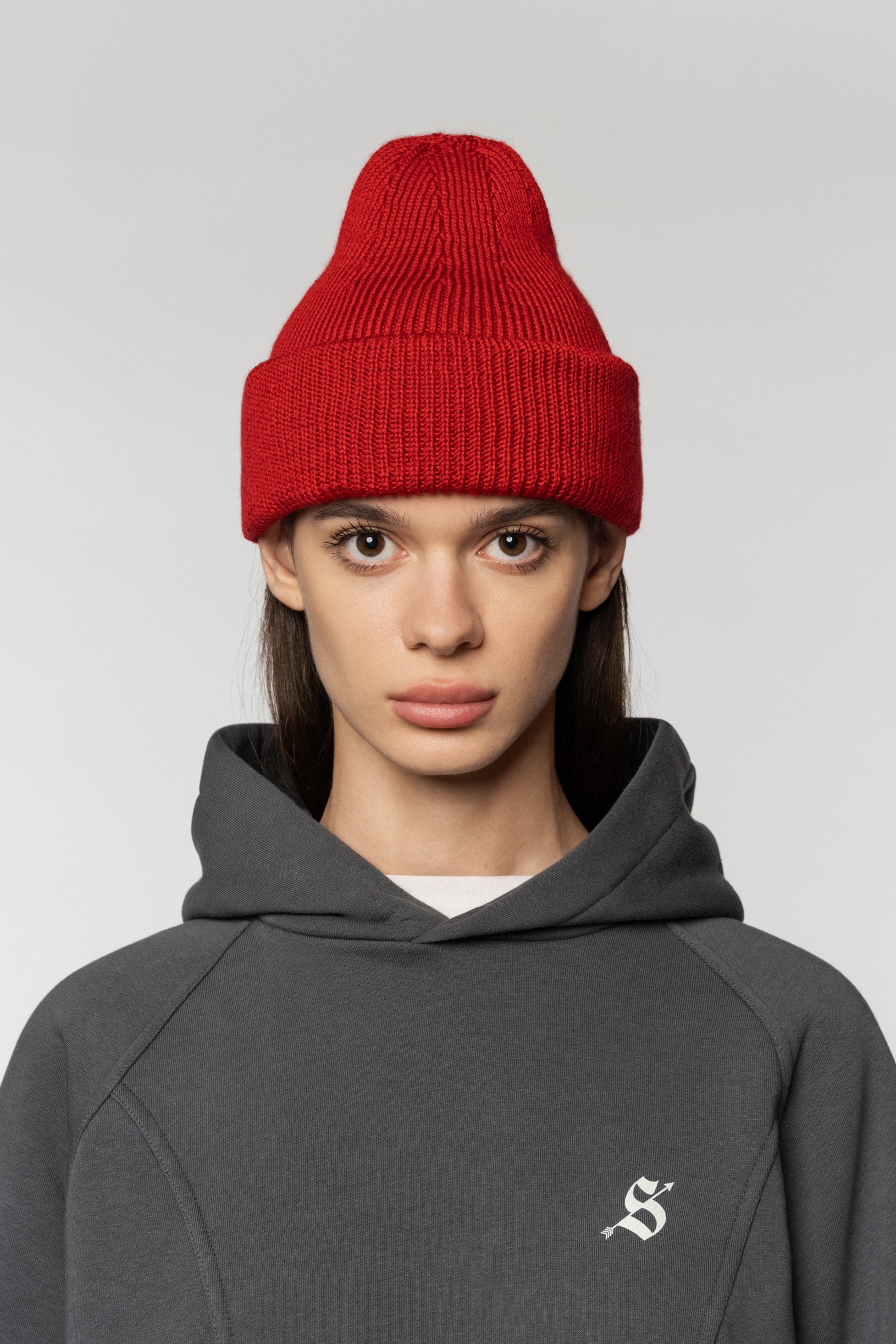 Extrafine Merino Beanie Red