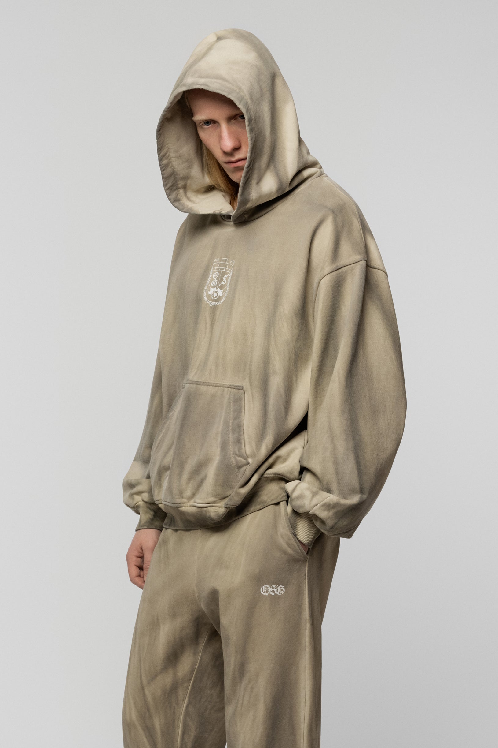 OSG Logo Sweatpants Dirty Beige