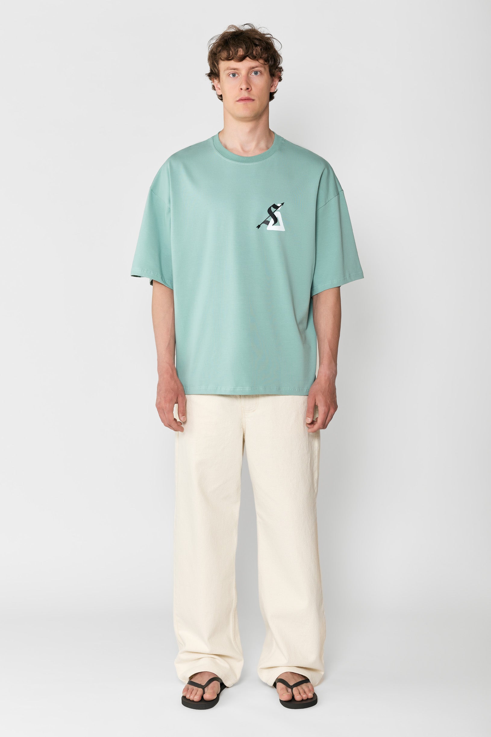 Sndct x Atlas Oversize T-shirt Mint