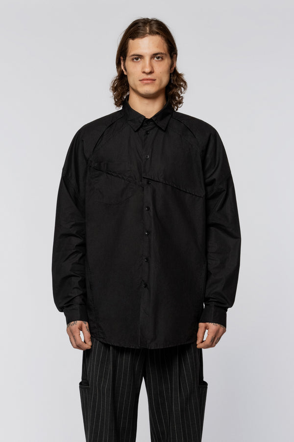 Policeman Shirt Black washed