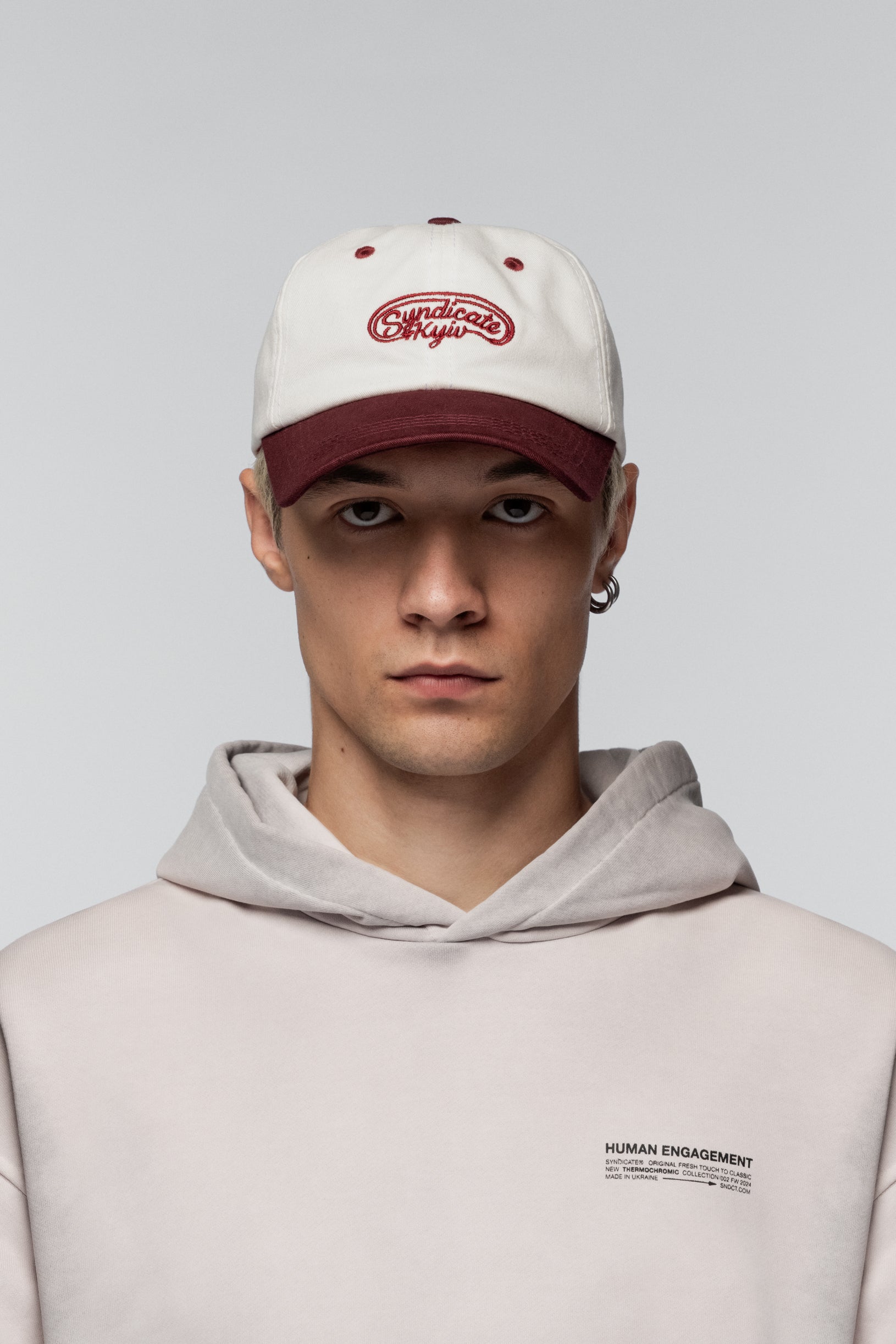 Syndicate Kyiv 6-Panel Cap Bordeaux