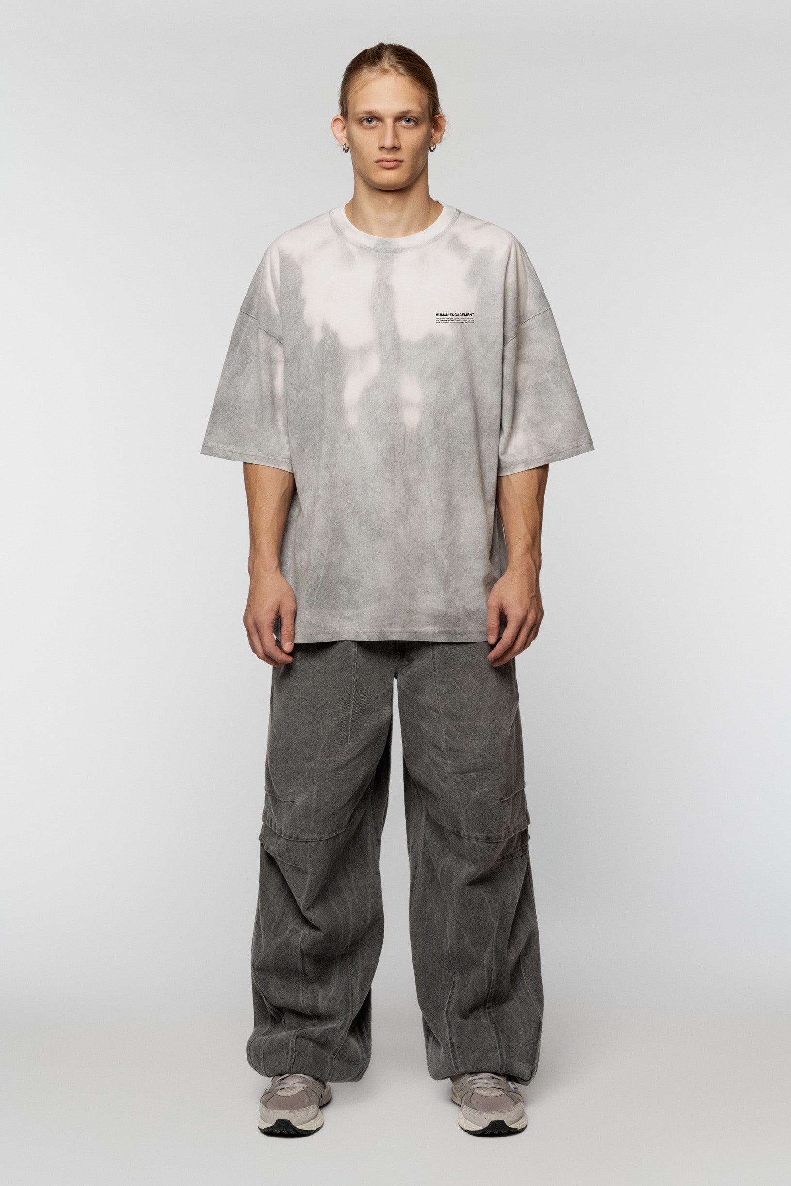 Heat Reactive Oversized T-shirt Grey