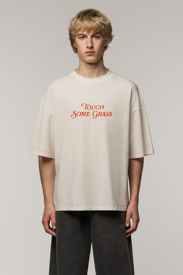 Sndct x Oberemky Oversize T-shirt Ivory