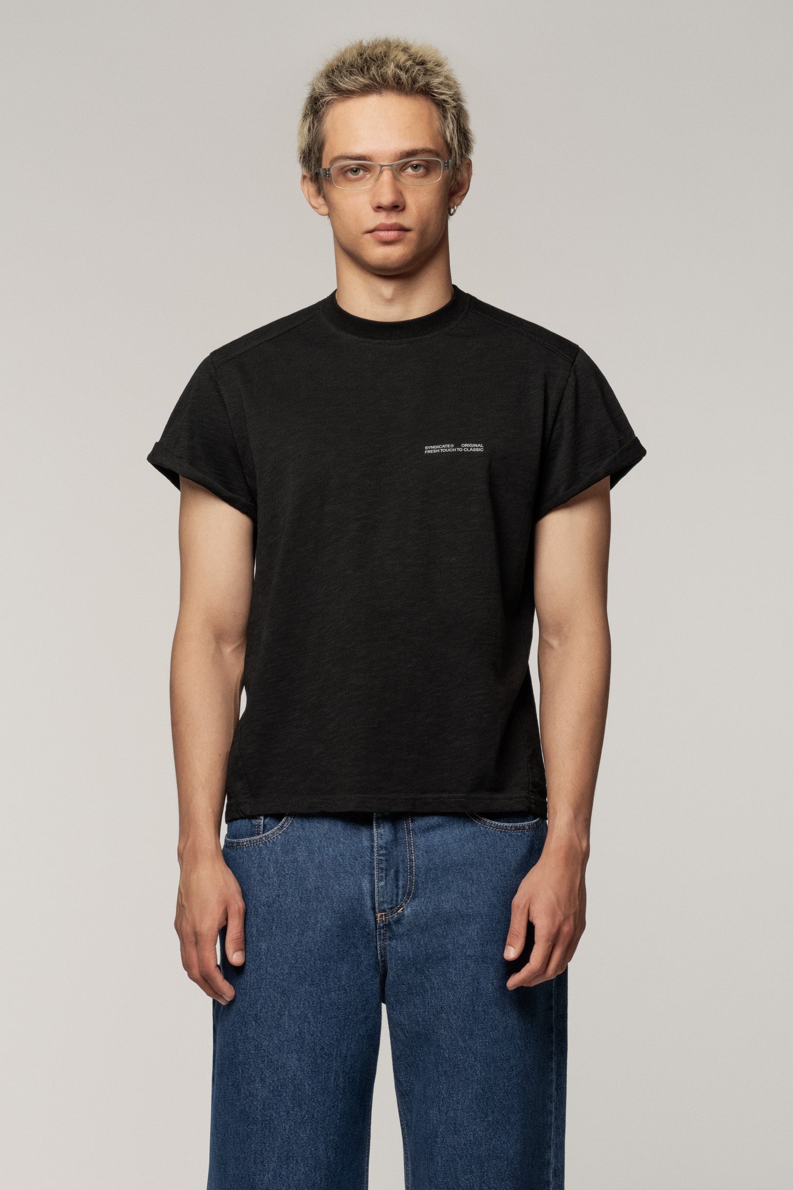 Slim Fit Lightweight T-shirt Black