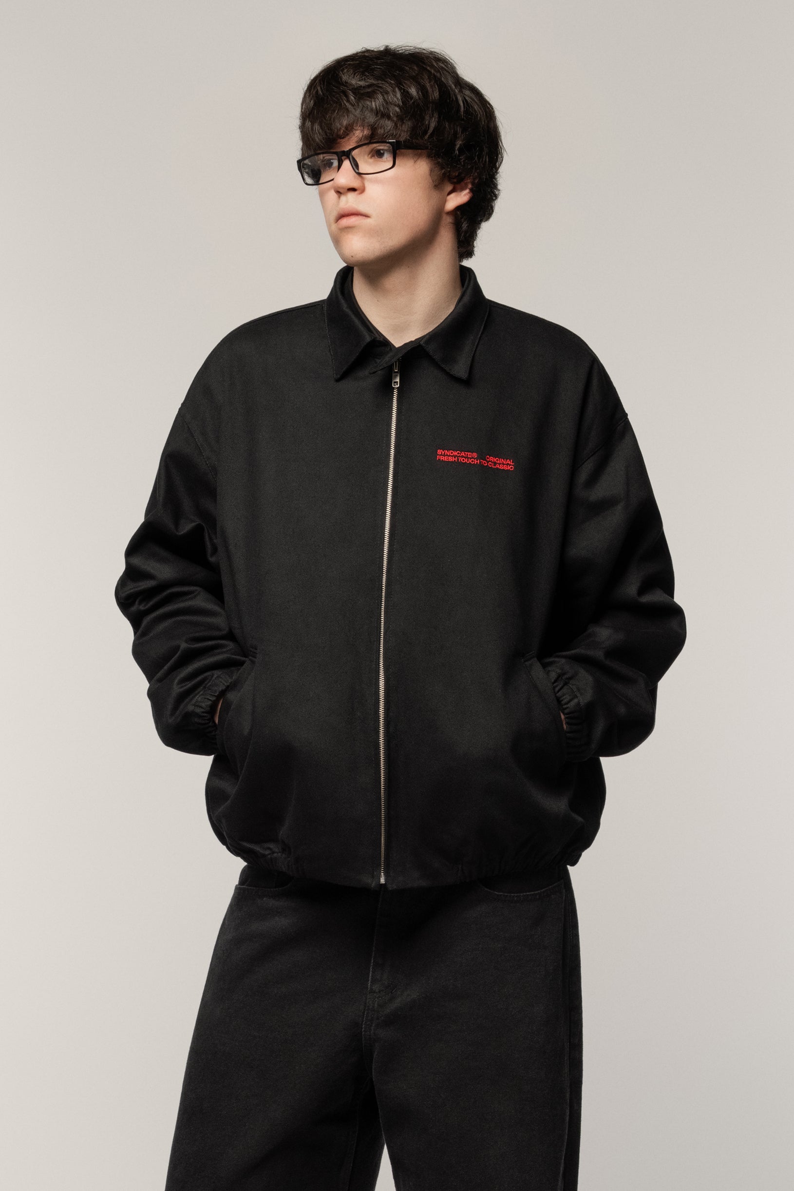 Denim Classic Jacket Black