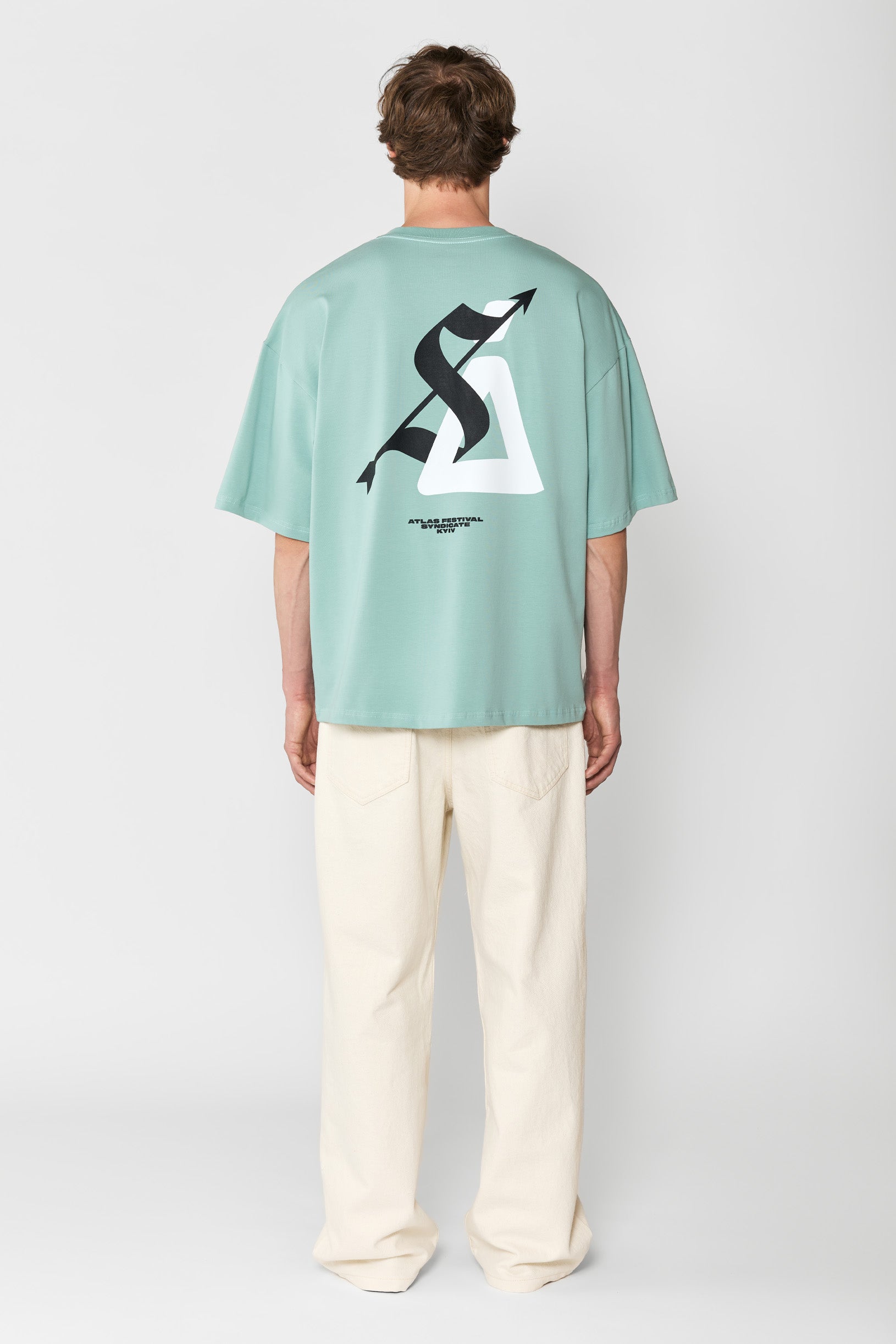 Sndct x Atlas Oversize T-shirt Mint