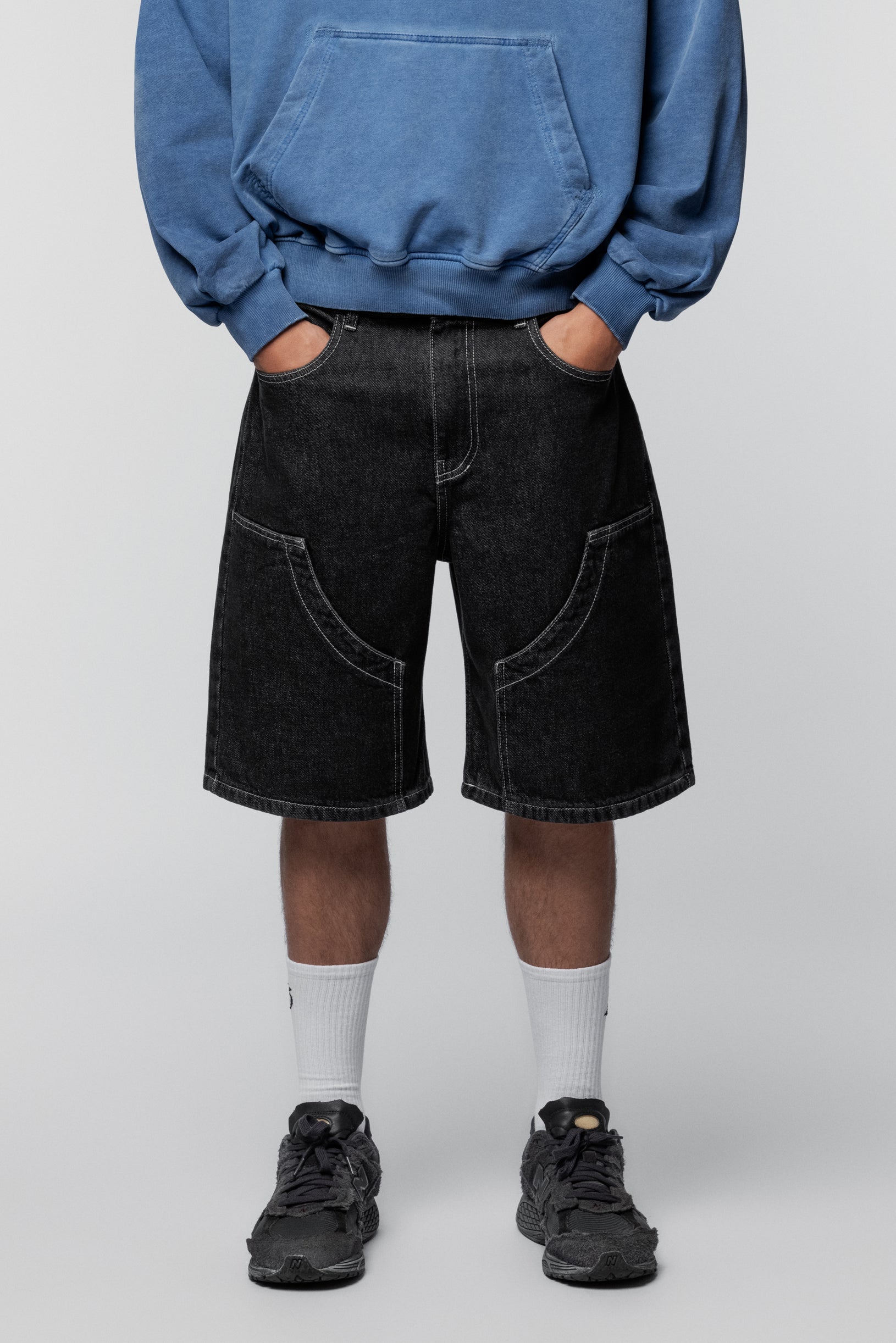 Джинсові Чорні Шорти