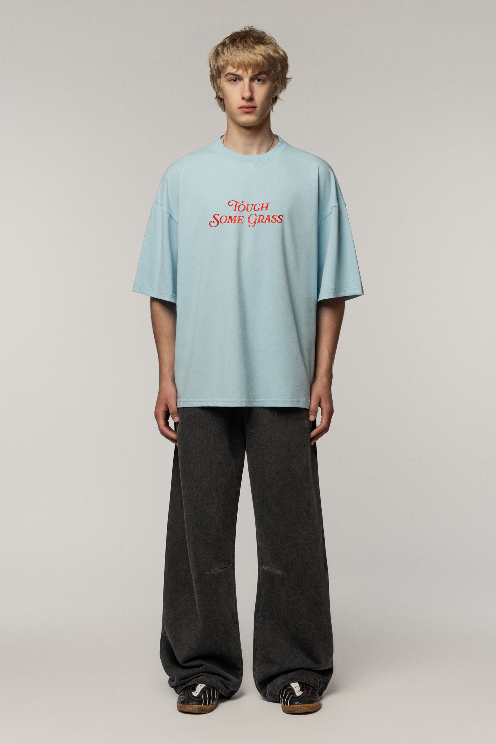 Sndct x Oberemky Oversize T-shirt Blue
