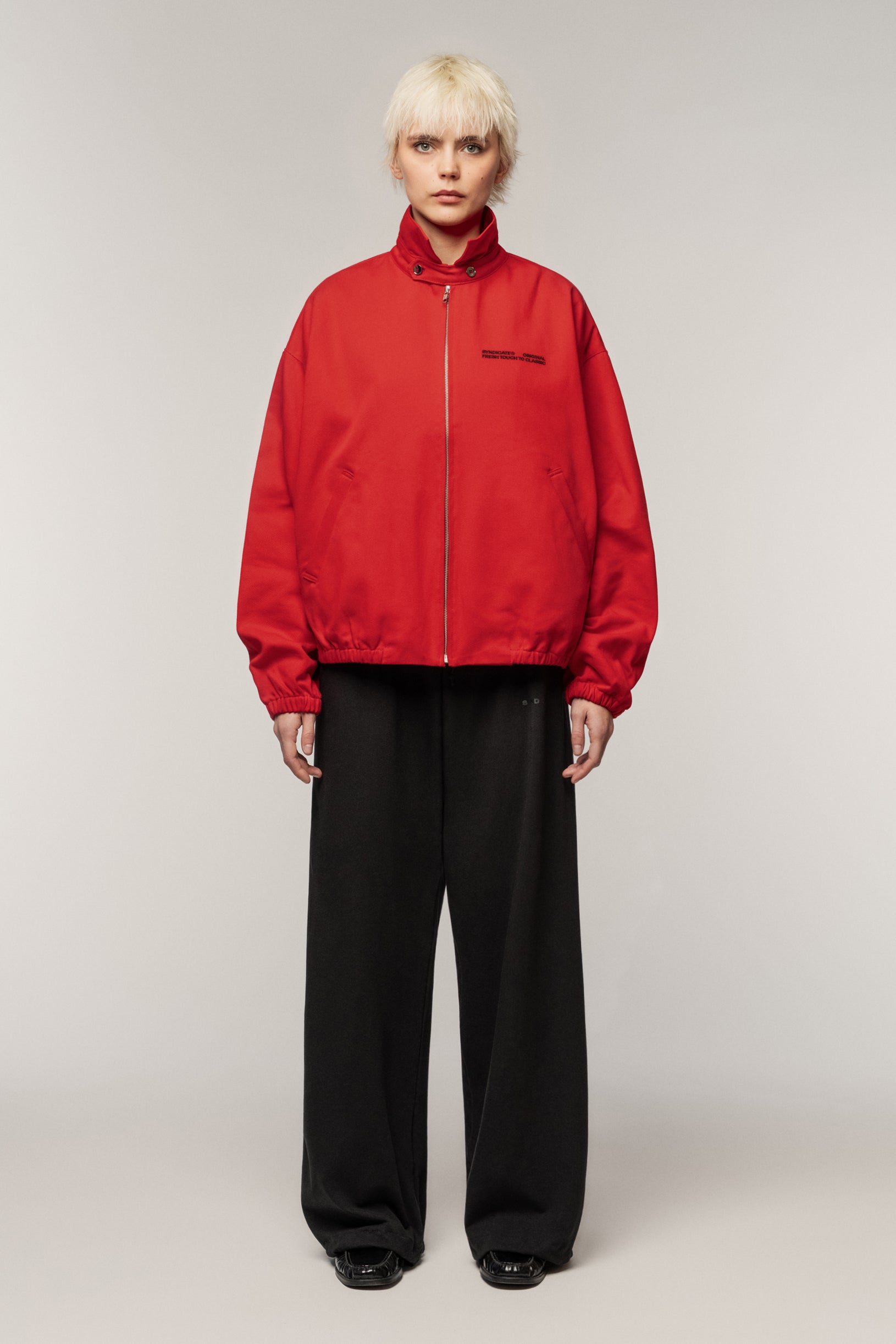 Denim Classic Jacket Red