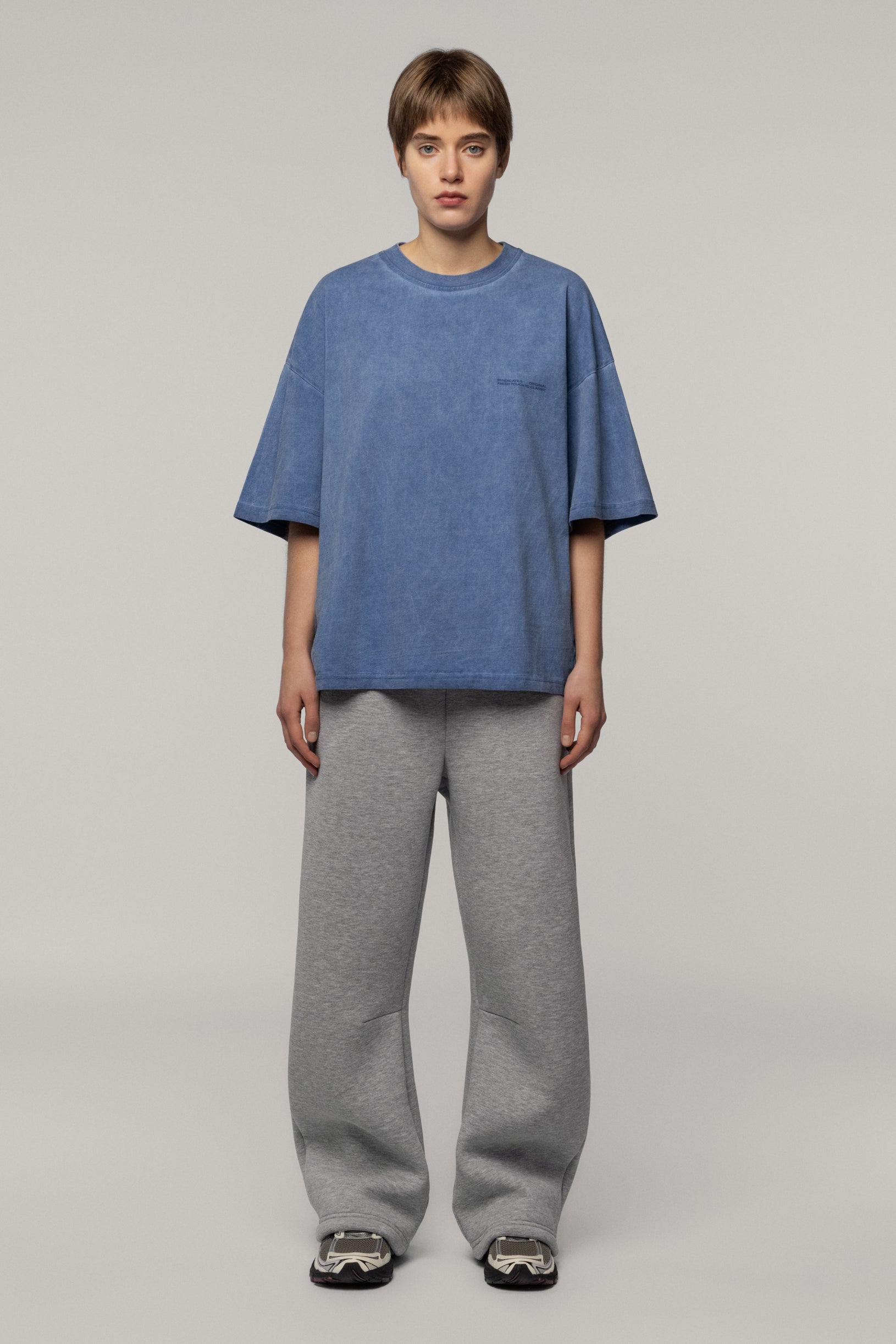Faded effect T-shirt Oversize Electric