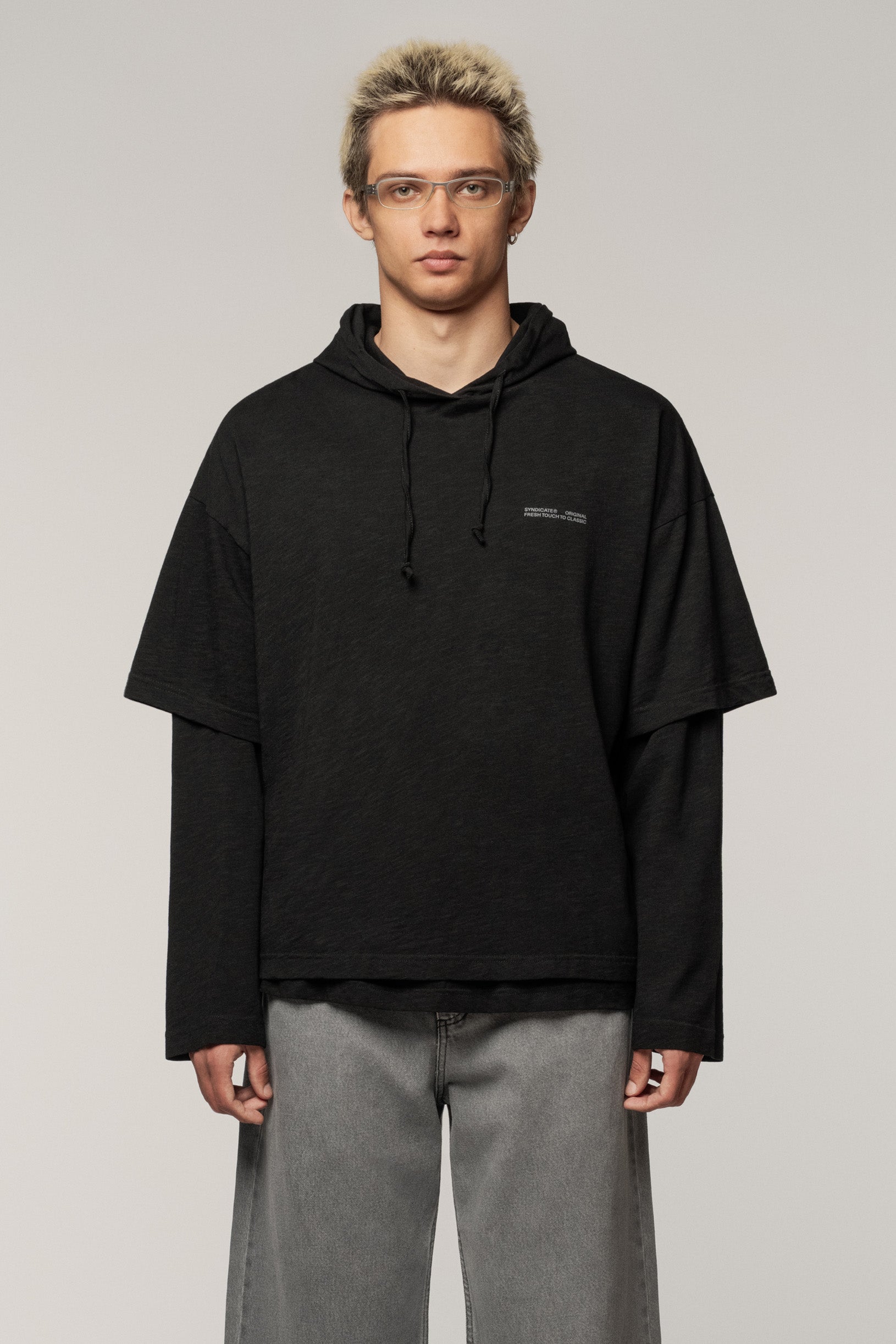 Layered Longsleeve Black