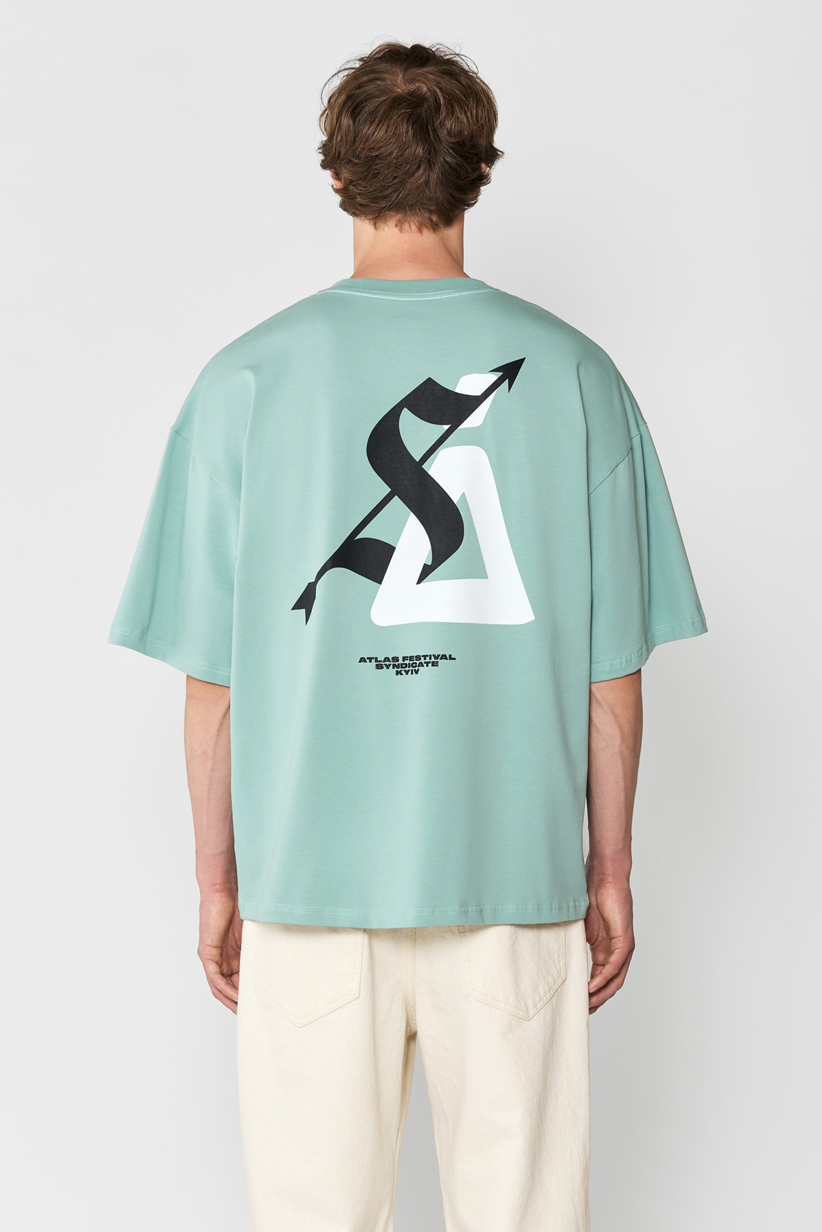 Sndct x Atlas Oversize T-shirt Mint