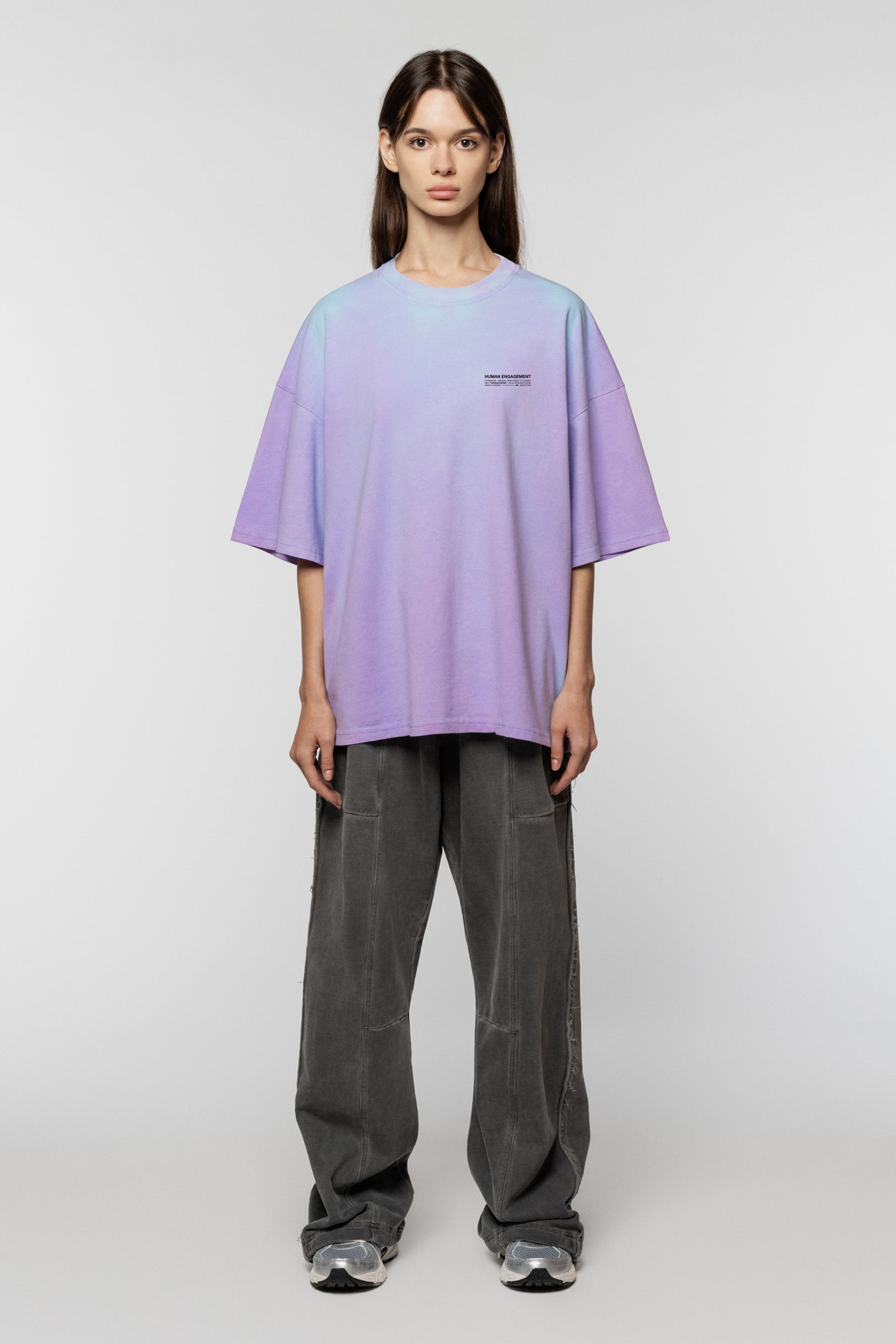 Heat Reactive Oversized T-shirt Lilac