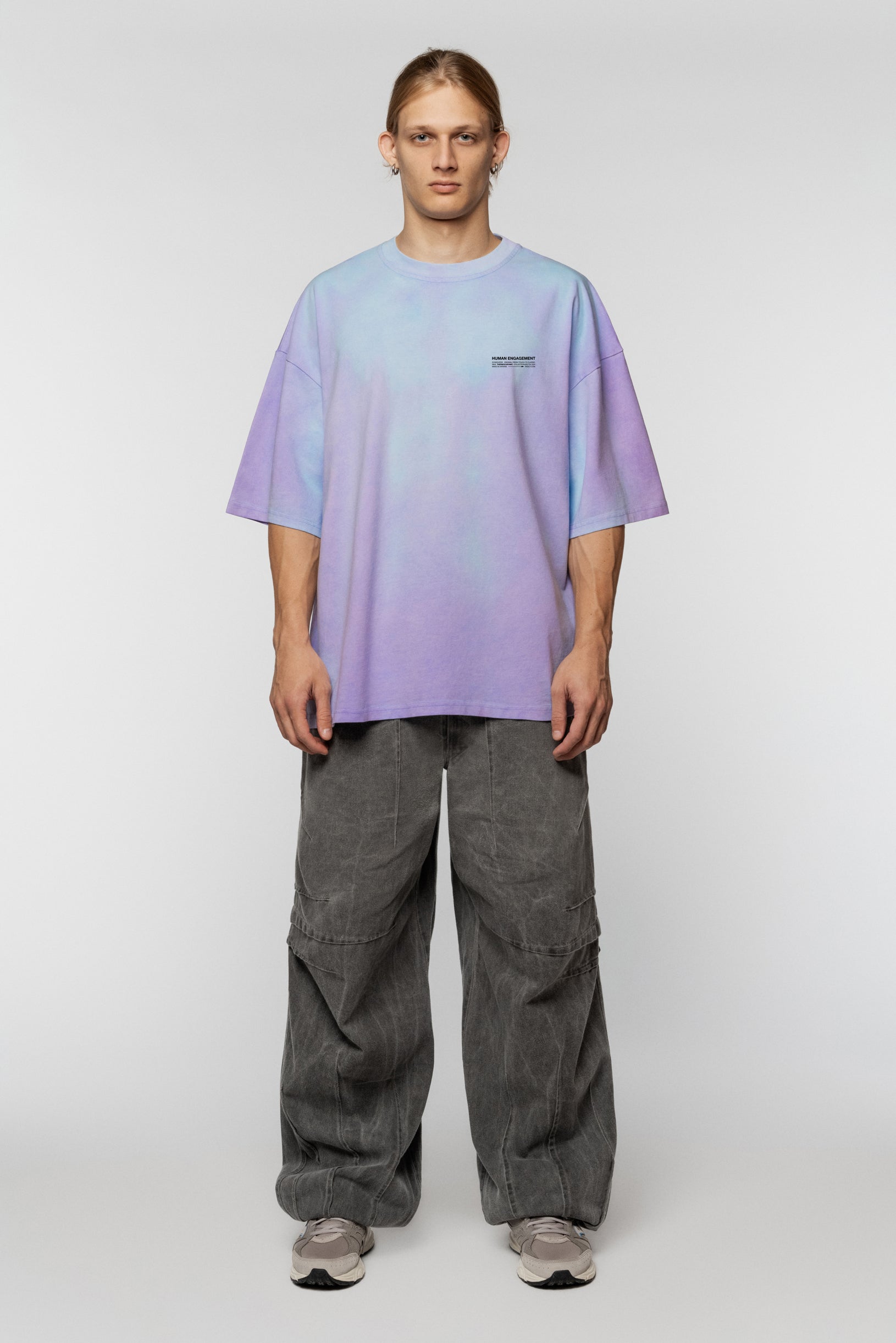 Heat Reactive Oversized T-shirt Lilac