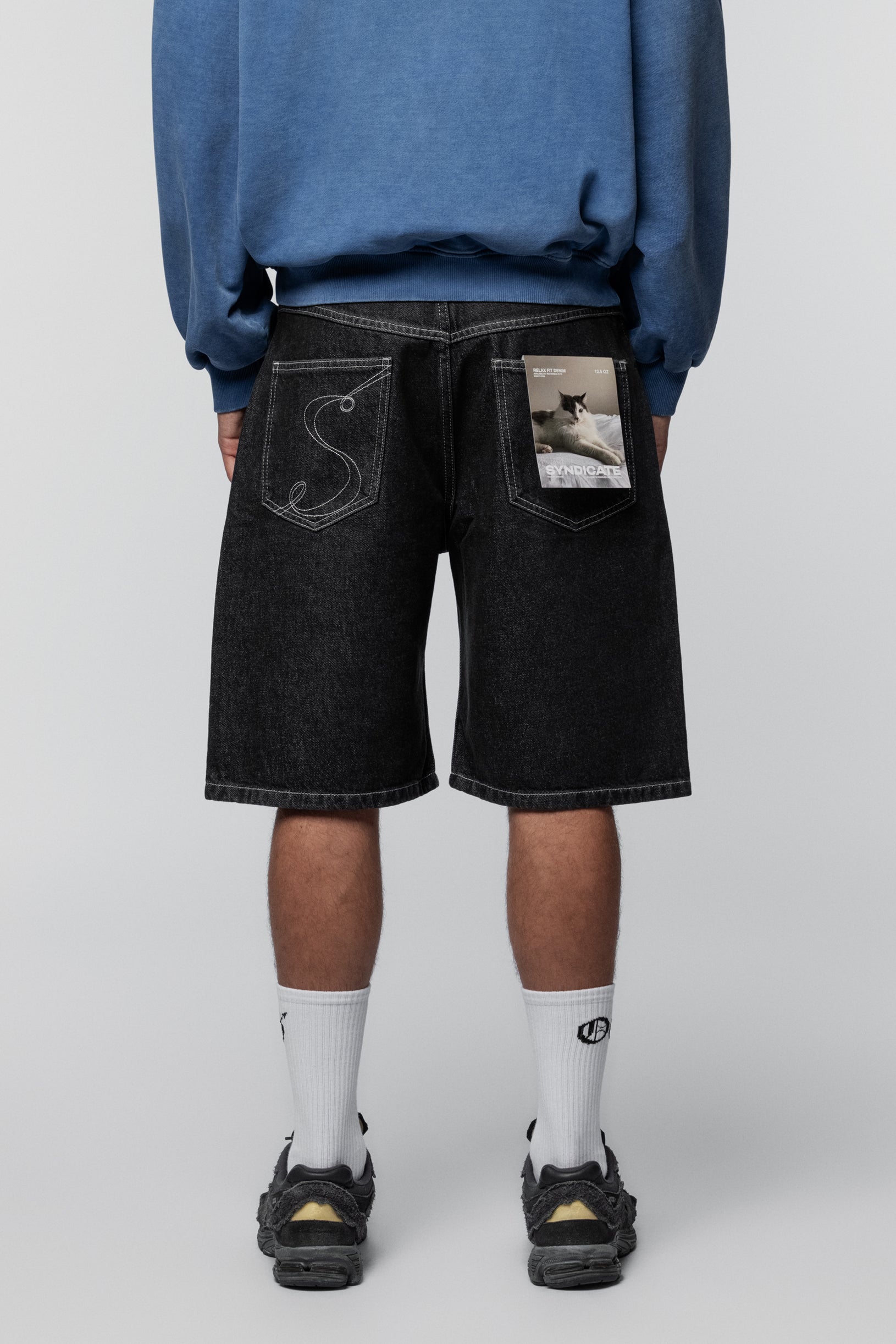 Джинсові Чорні Шорти