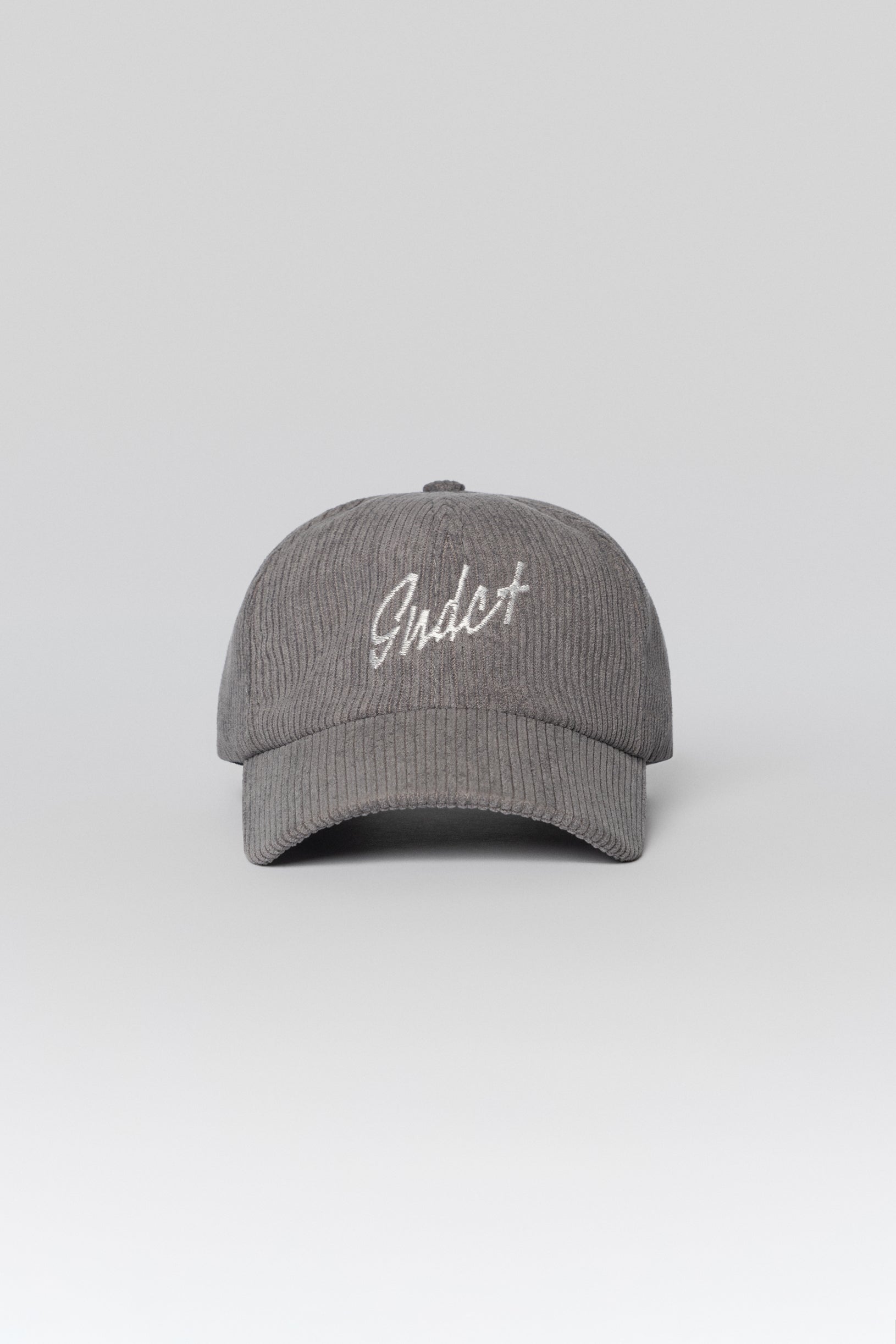 Corduroy Baseball Cap Gray